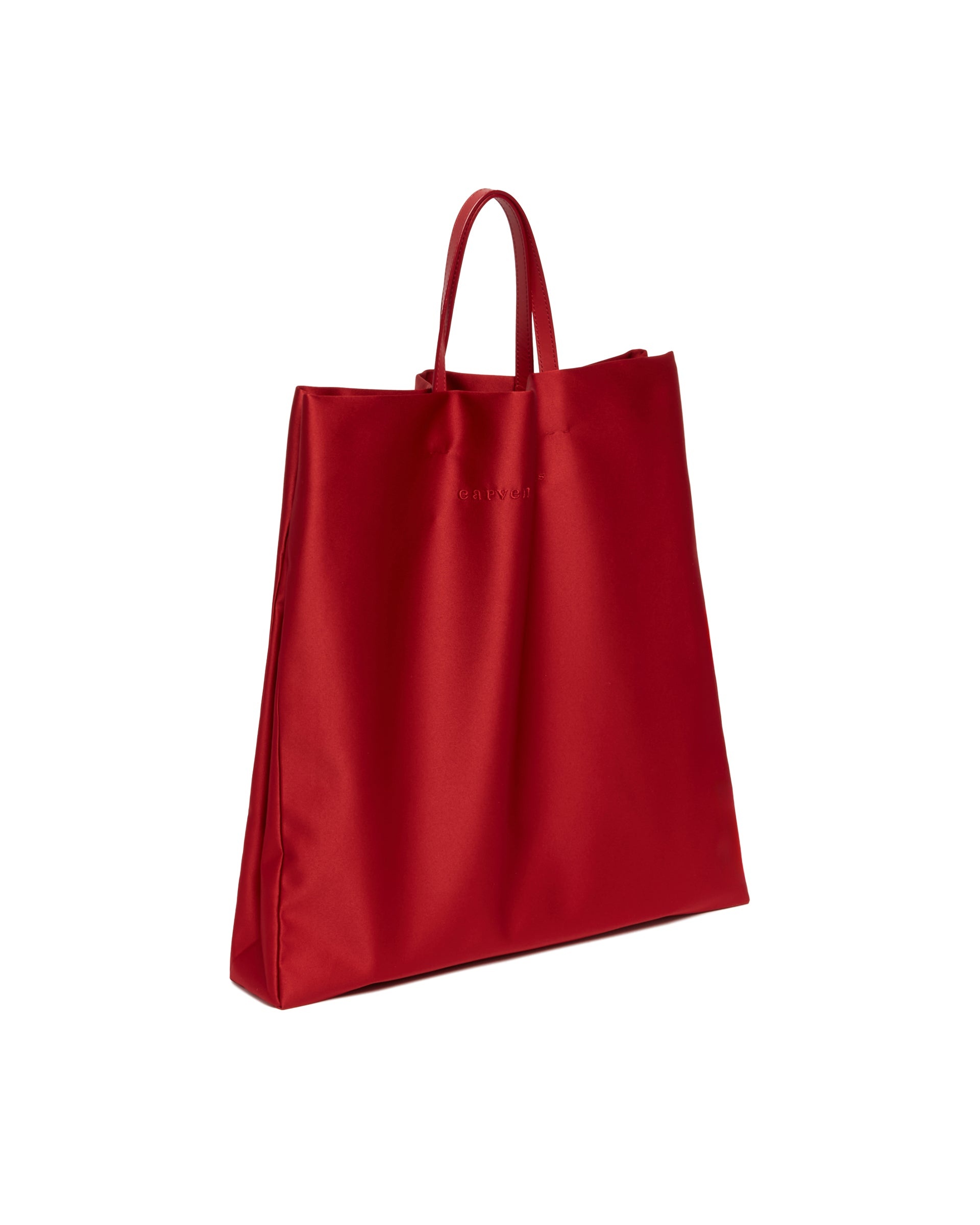 Red Satin Jeanne Tote Bag - 6