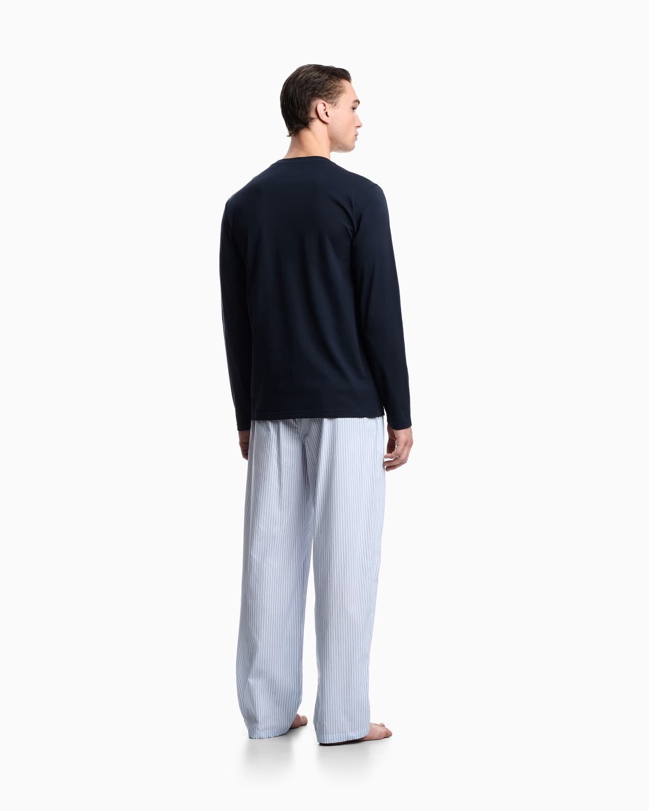 PYJAMAS WITH TROUSERS IN ALL-OVER PATTERN JACQUARD - 3