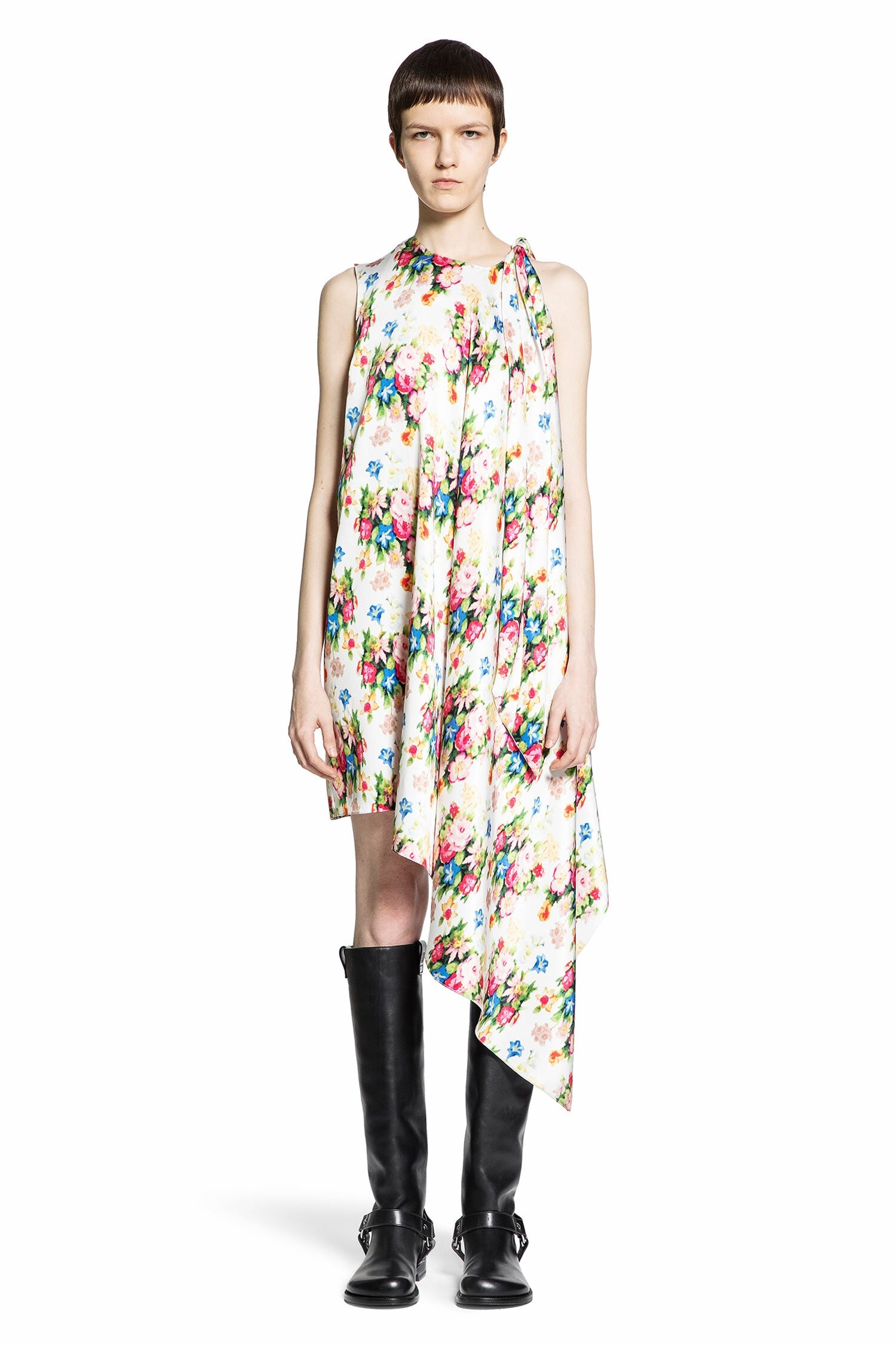 Asymmetric-Printed-Dress - 1