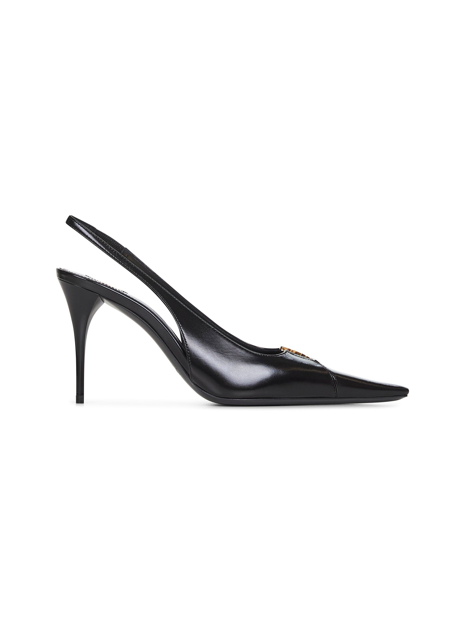 Saint Laurent Women Black Leather Babylone Breteuil Pumps - 1