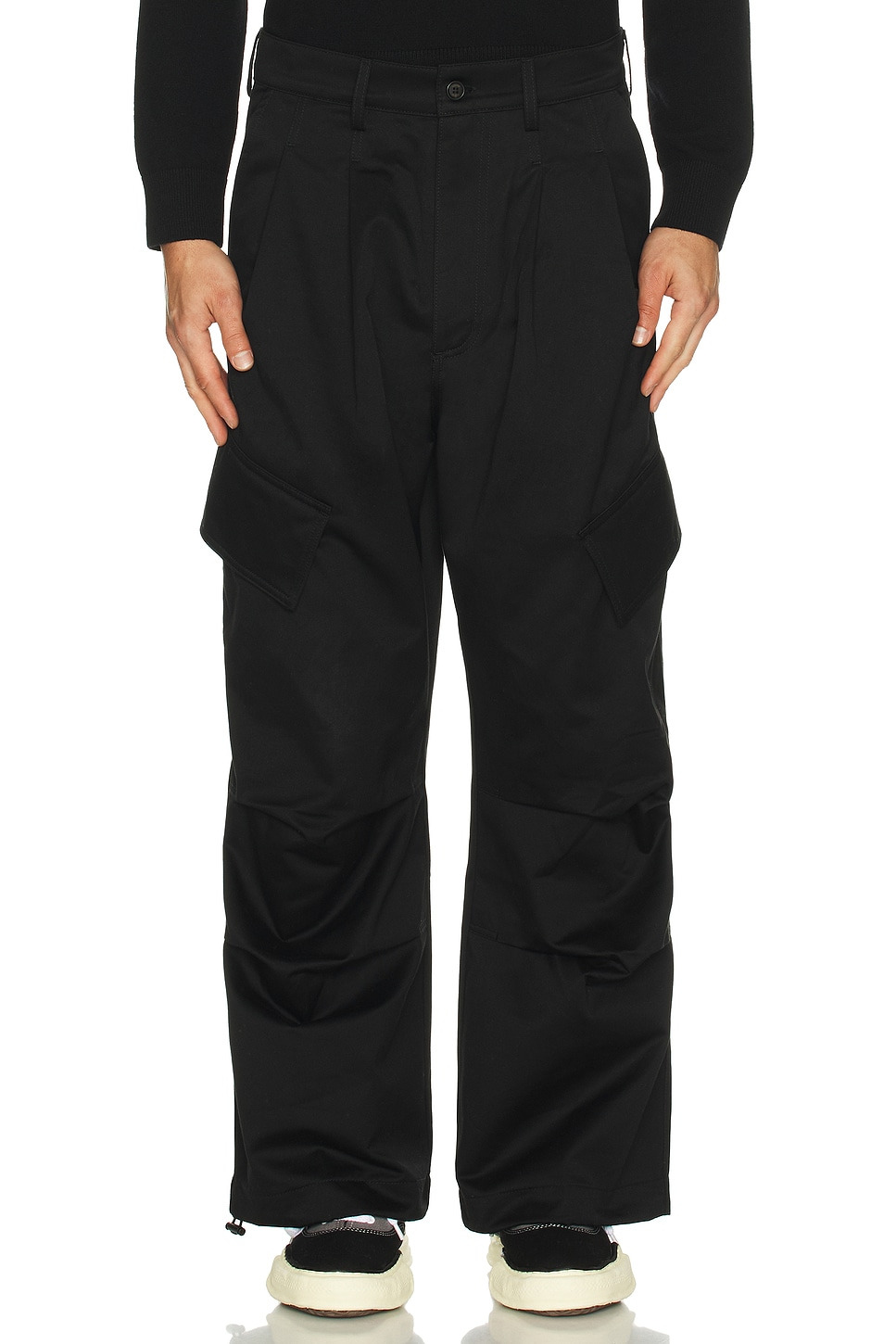 Pleated Wide Cargos - 4