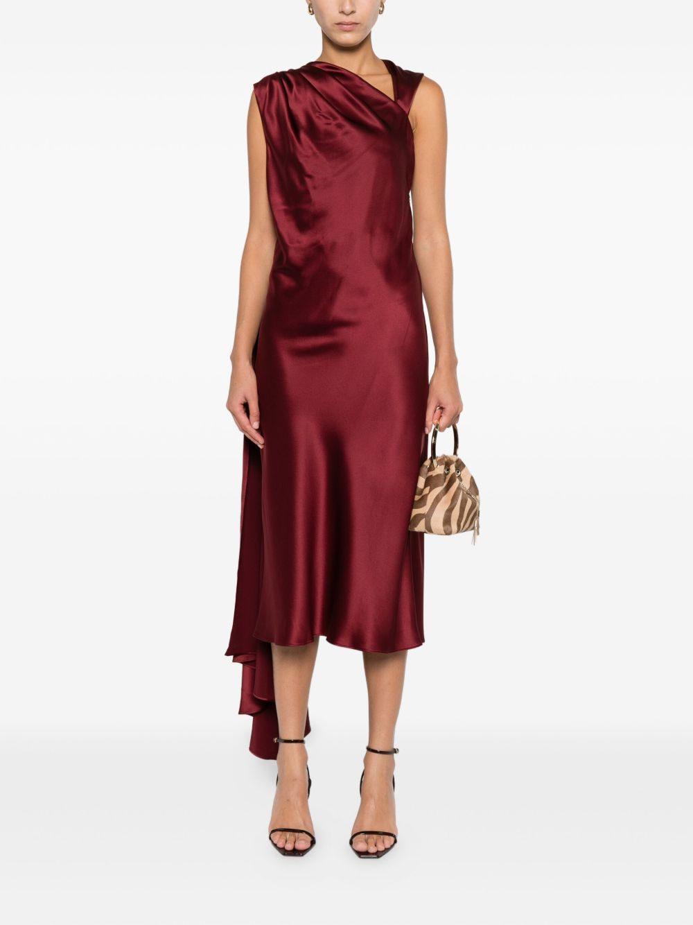 silk dress - 2