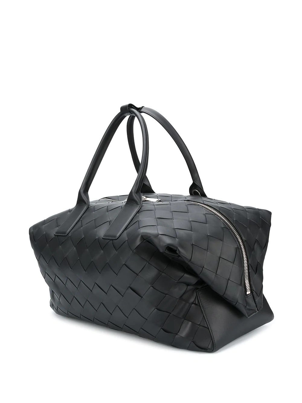 maxi Intrecciato leather duffle bag - 3