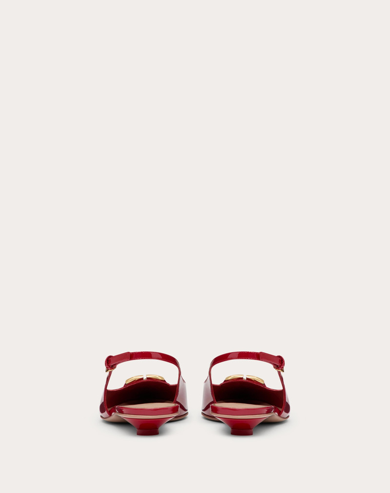 THE BOLD EDITION VLOGO SLINGBACK BALLERINA IN PATENT LEATHER 20MM 3
