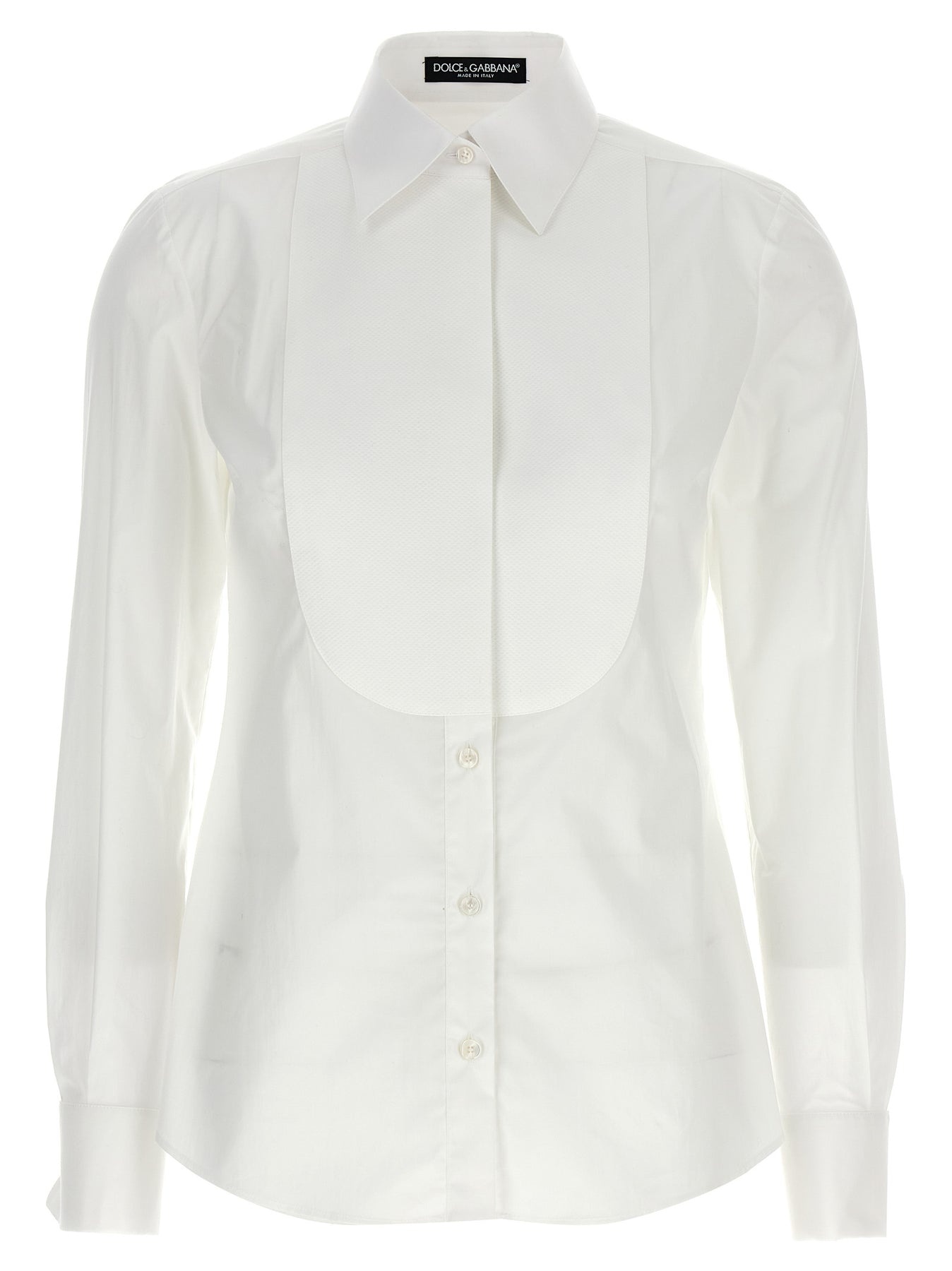 Tuxedo Shirt, Blouse White - 1