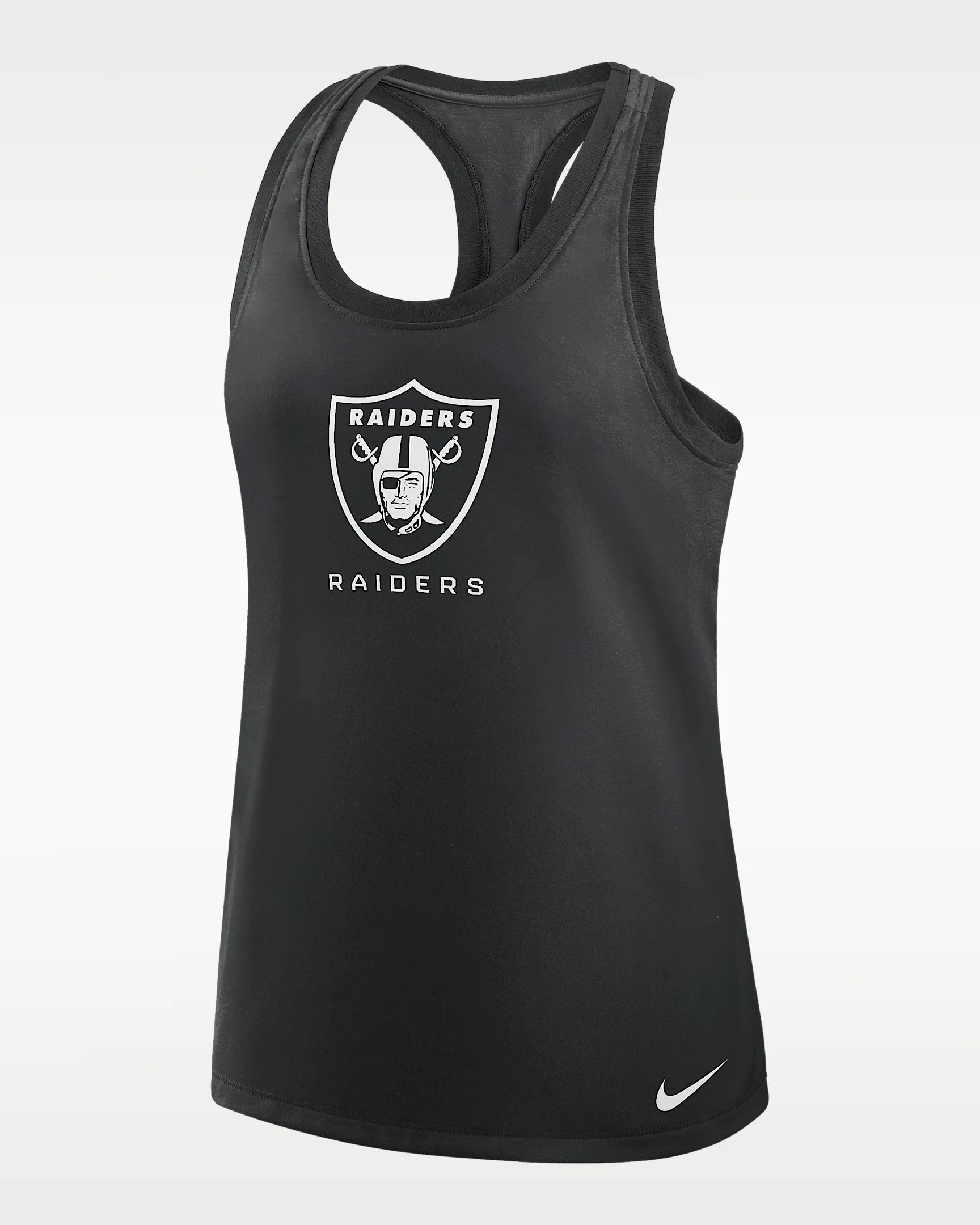 Las Vegas Raiders Hurry Up Women's Nike Dri-FIT NFL Racerback Tank Top - 1