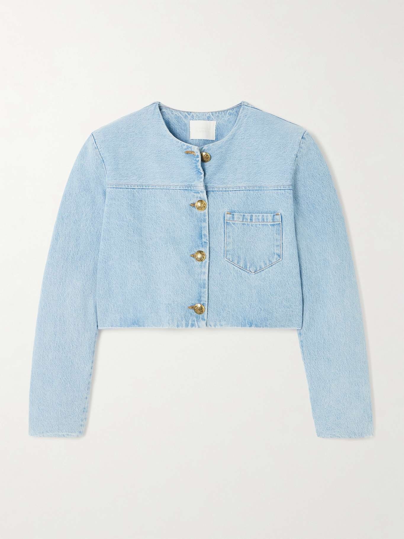 Priah cropped denim jacket Light denim - 1