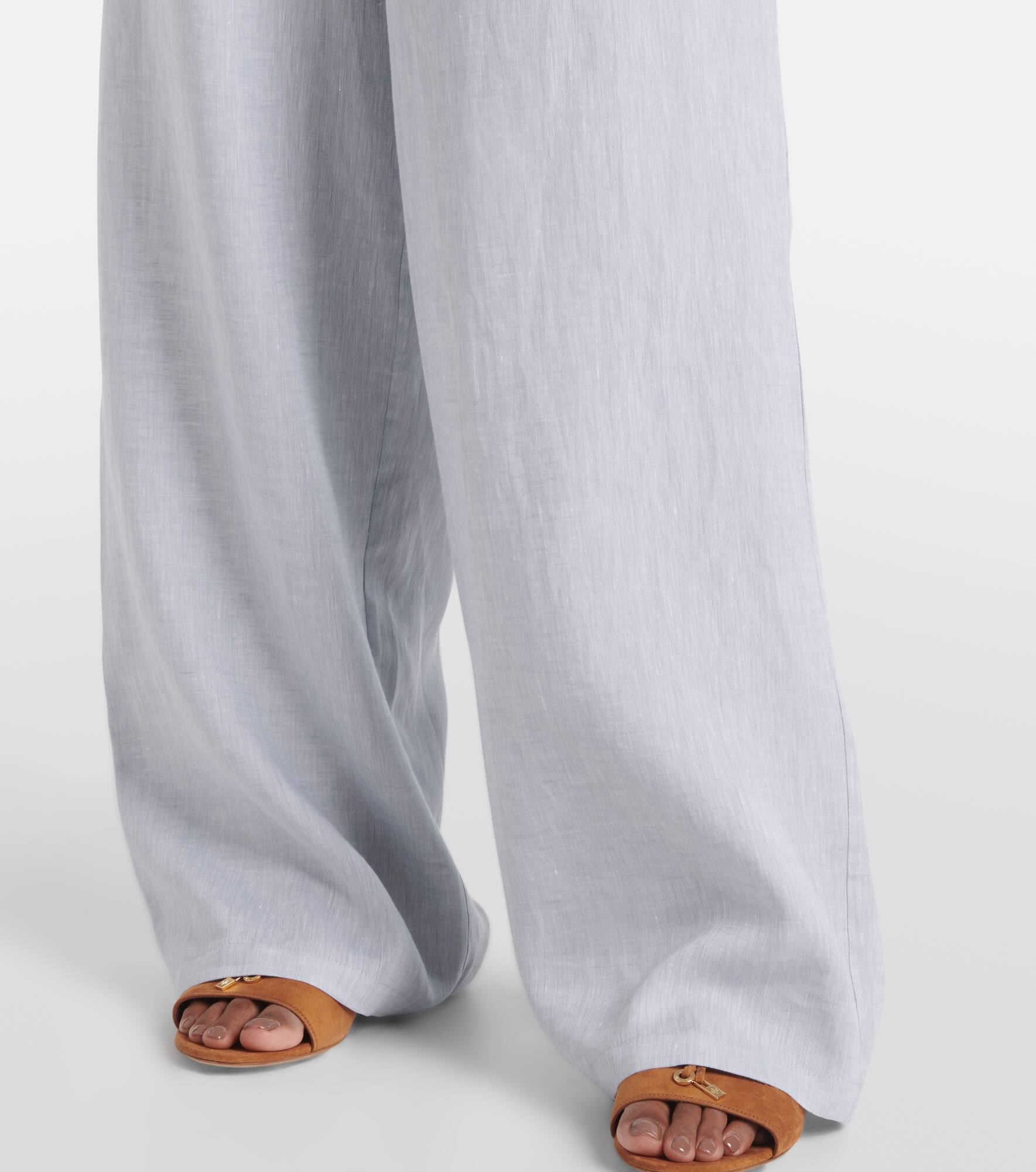 Valerio linen wide-leg pants - 5