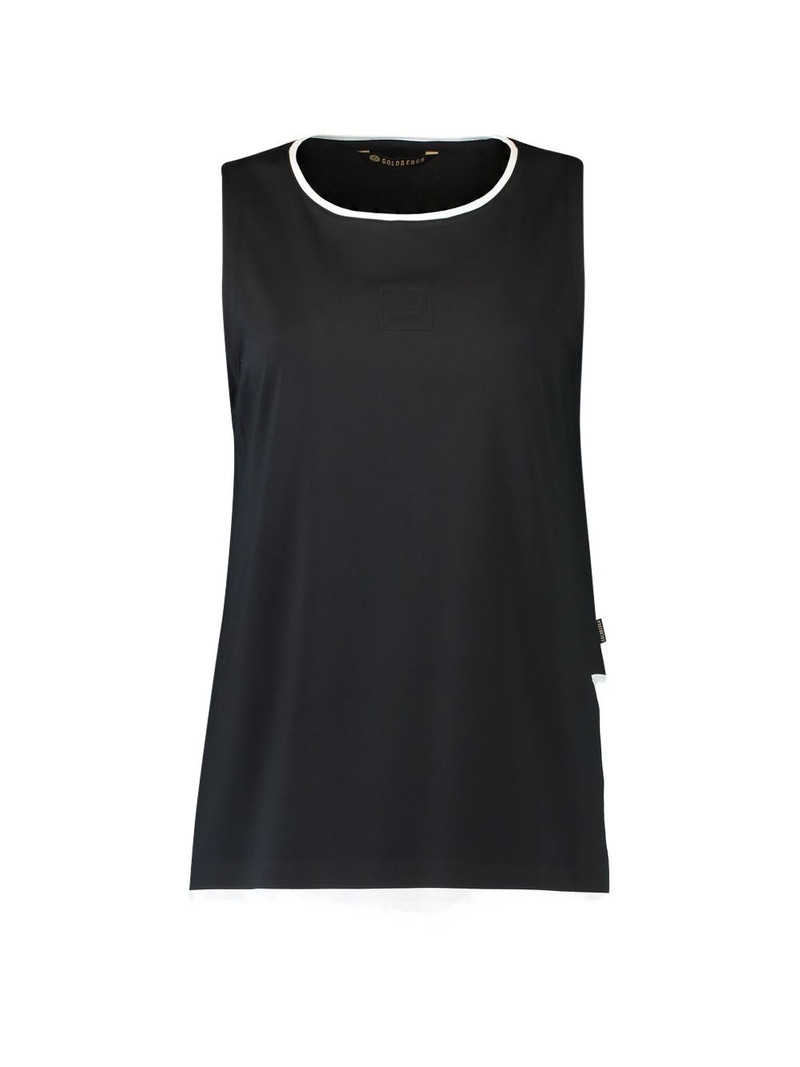 Lussuria contrast-trim top 1