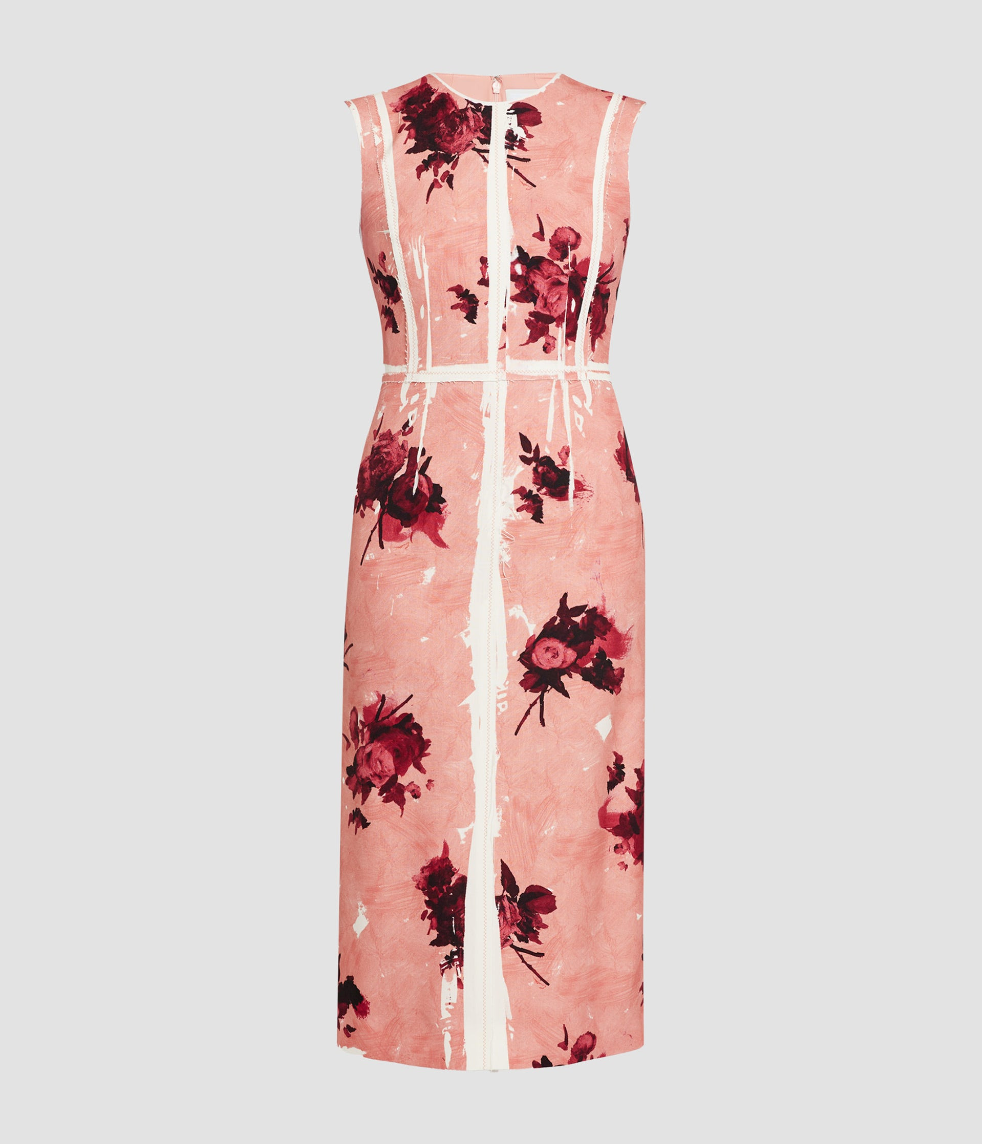 SLEEVELESS PENCIL MIDI DRESS - 2