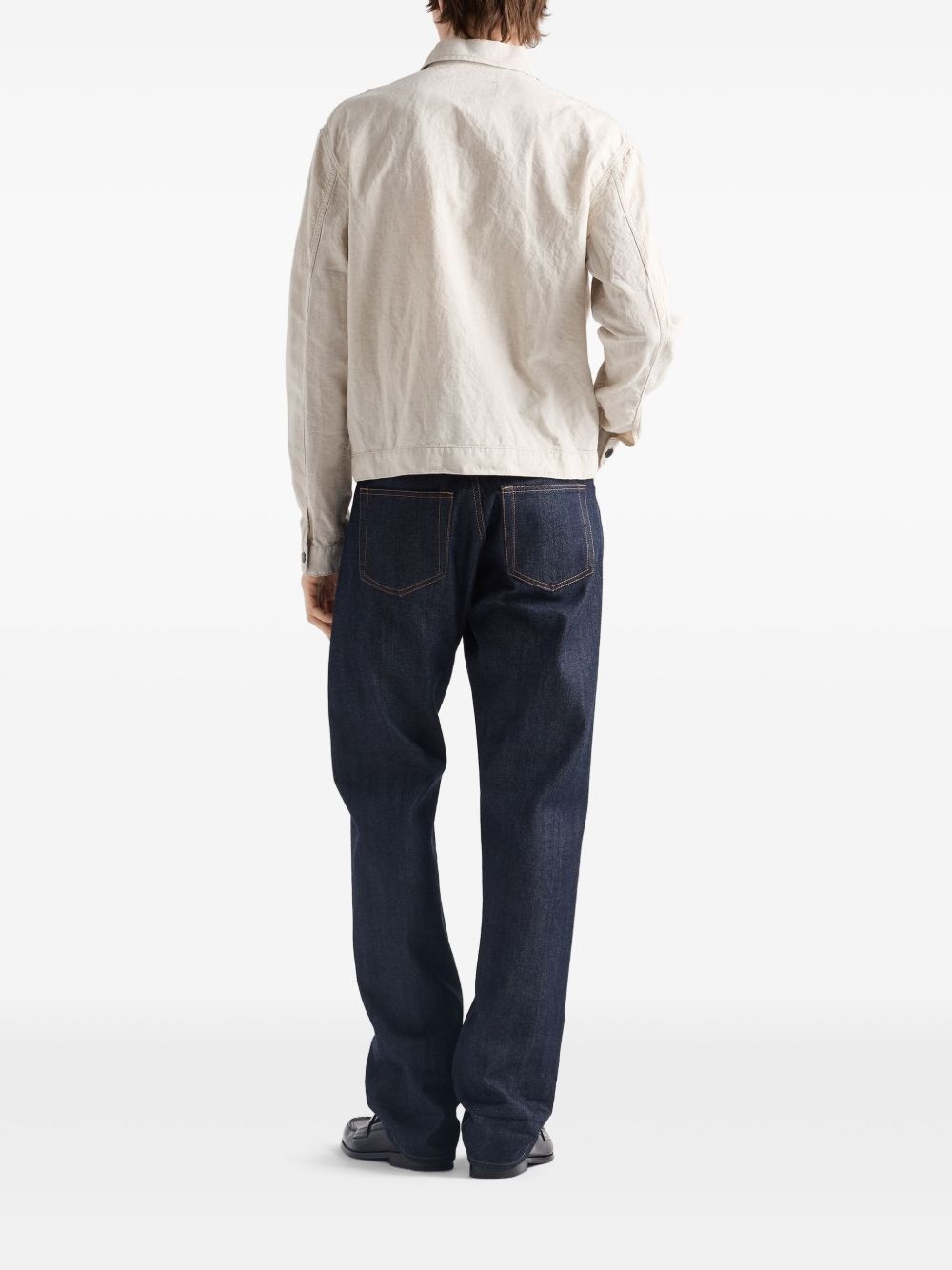chambray shirt jacket - 3