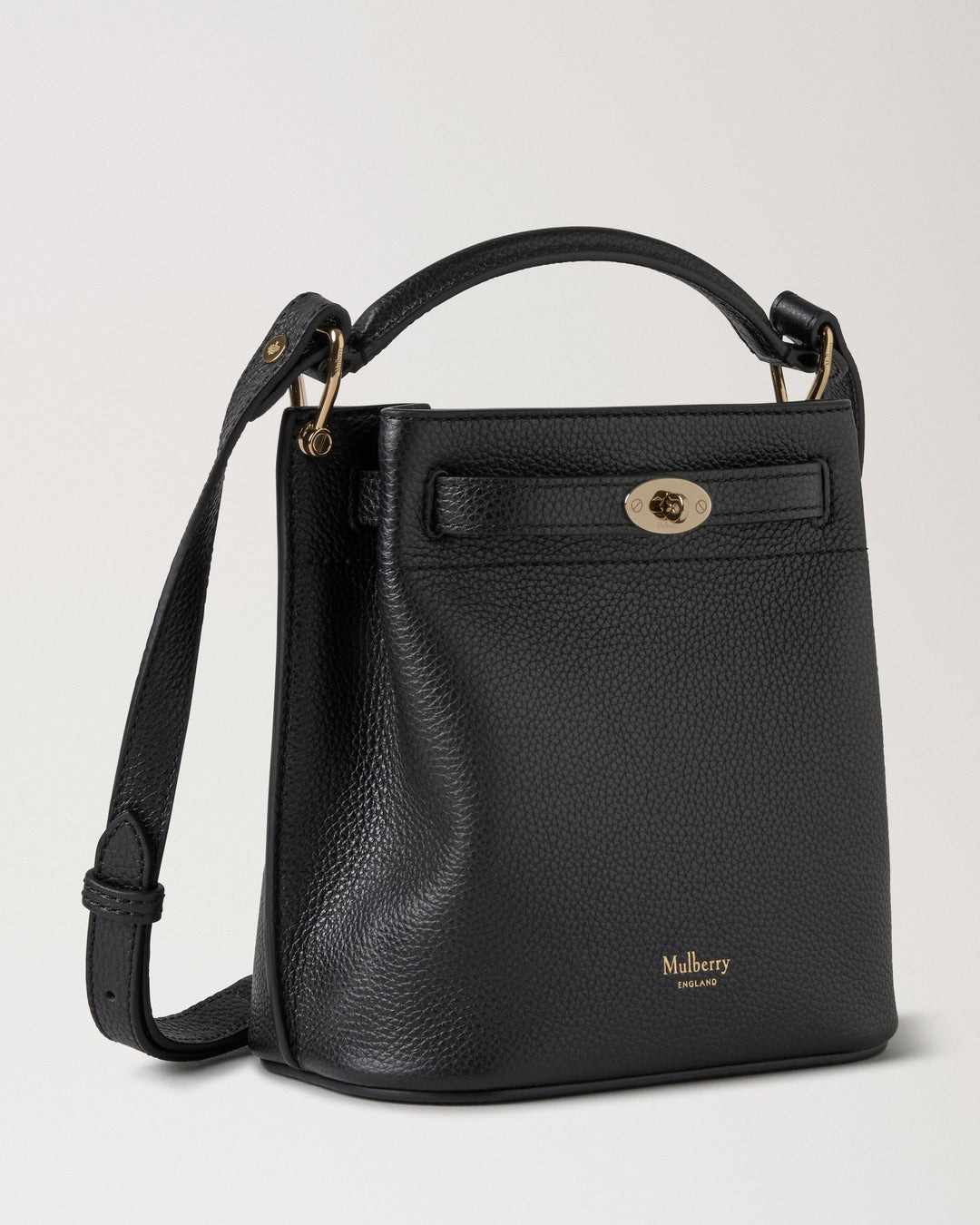 Mini Islington Bucket Black Small Classic Grain - 4