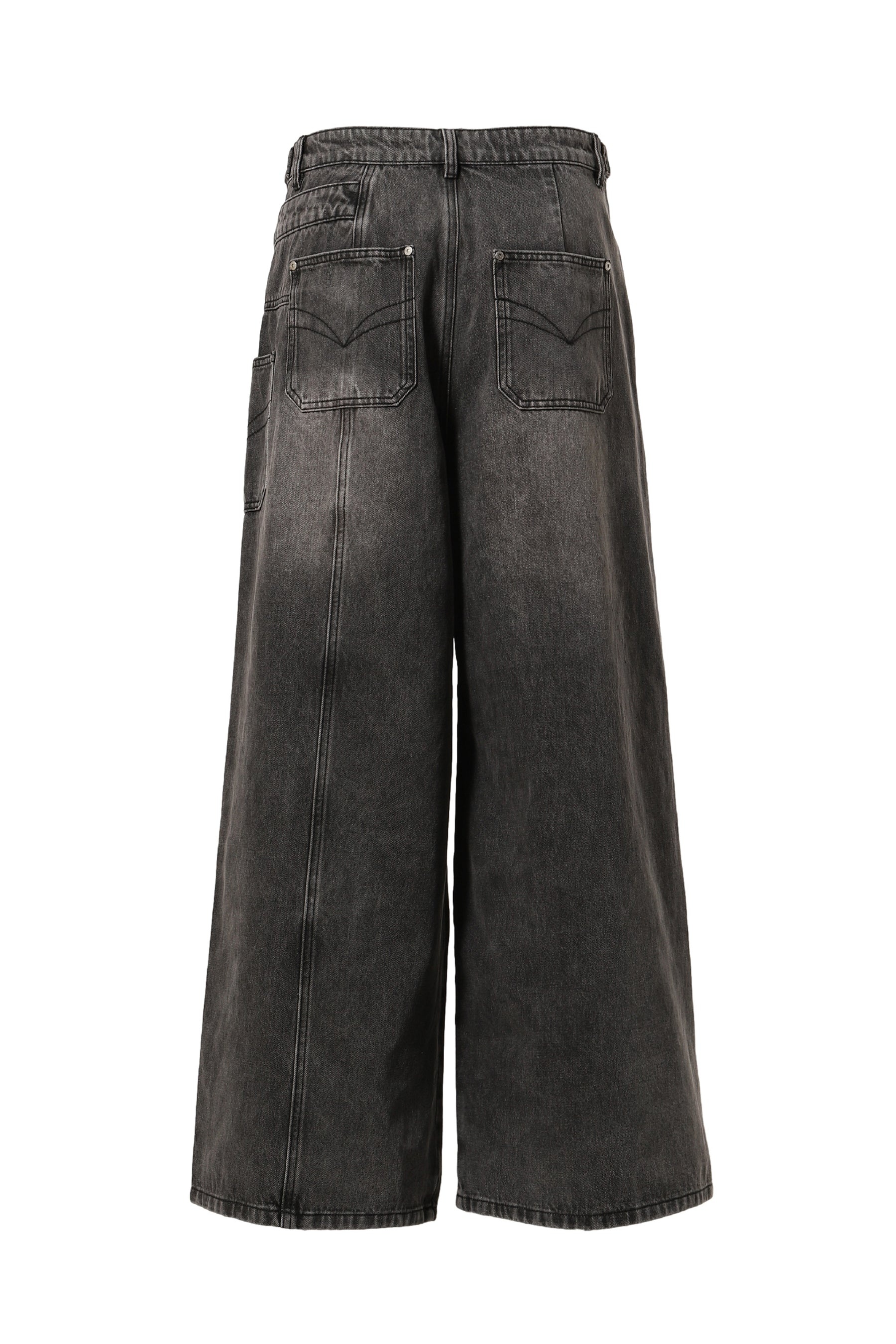 Feng Chen Wang 2024SS ワイドジーンズ バギーデニム M Feng Chen Wang 2024SS ワイドジーンズ バギーデニム M