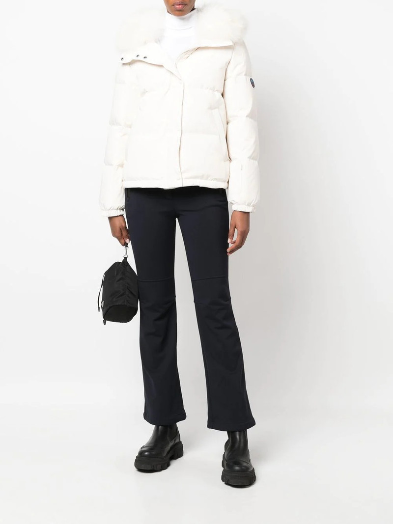 Yves Salomon soft-shell fitted trousers outlook