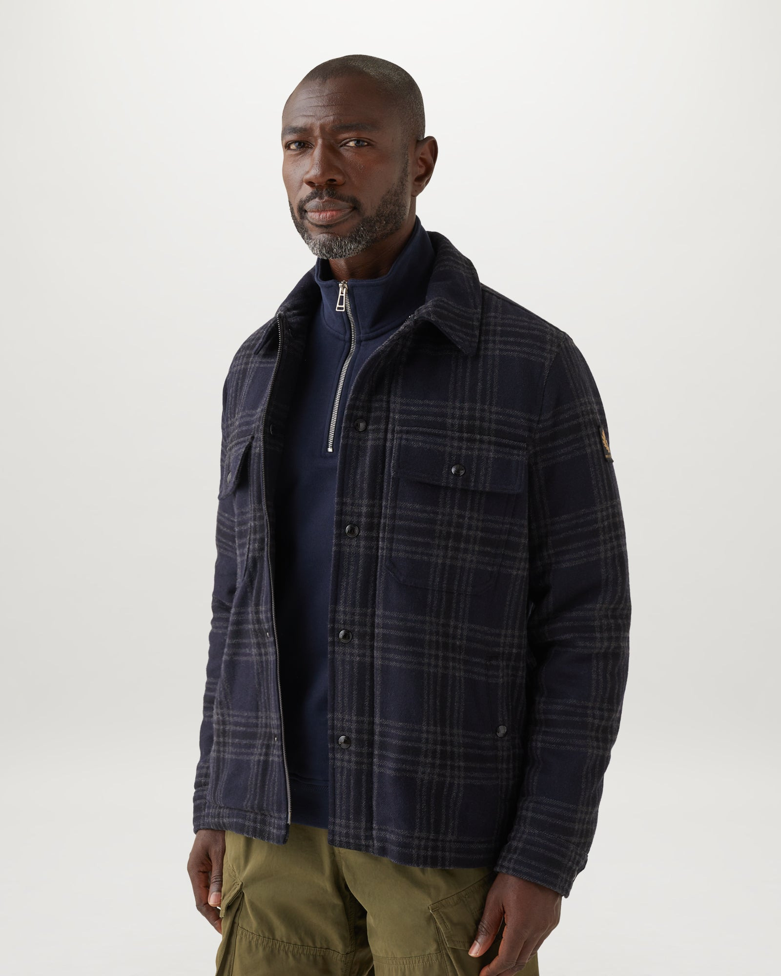BELSTAFF QUARTER ZIP SWEATSHIRT - 5
