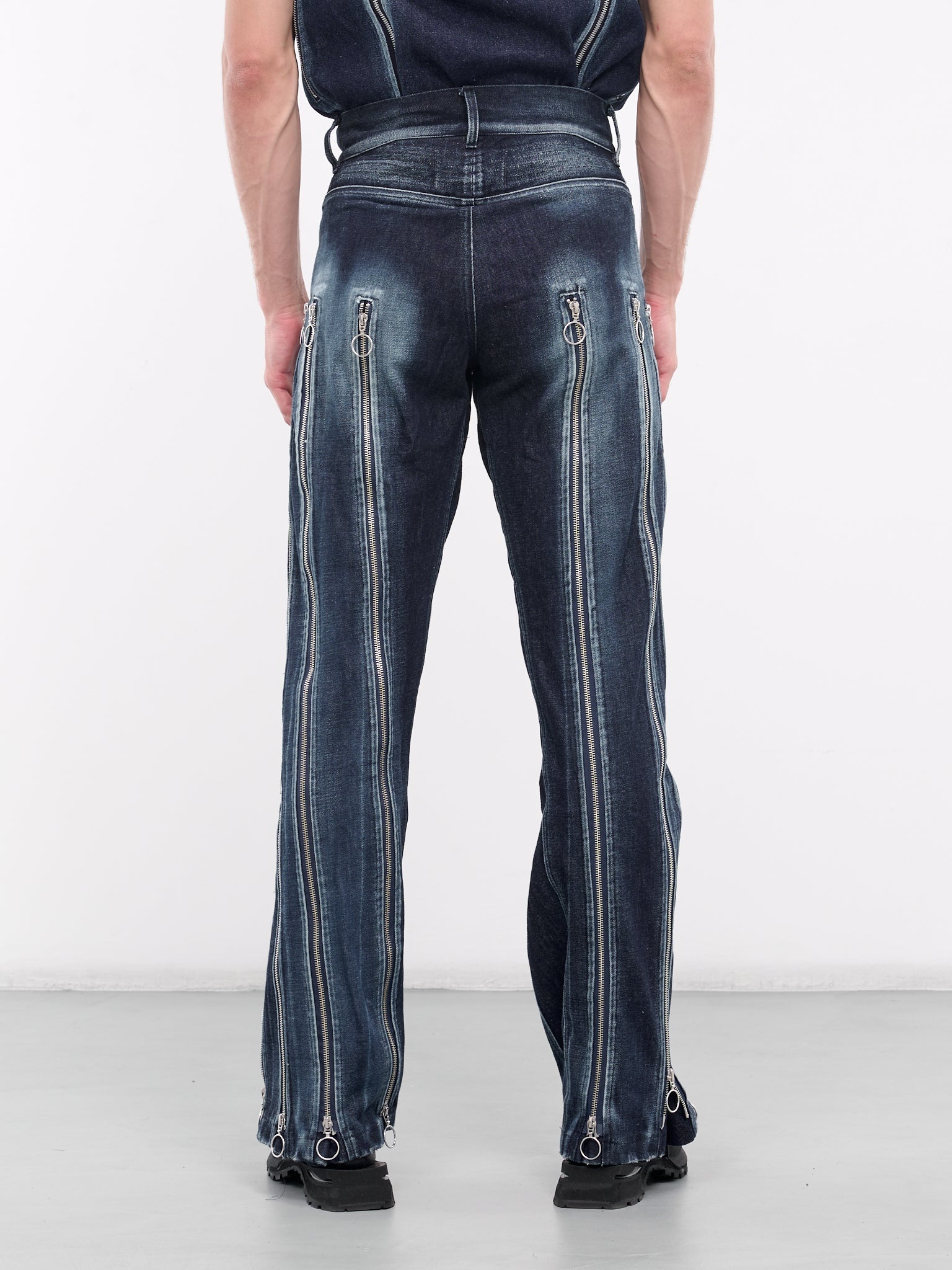 Adjustable Zip Fit Jeans - 3