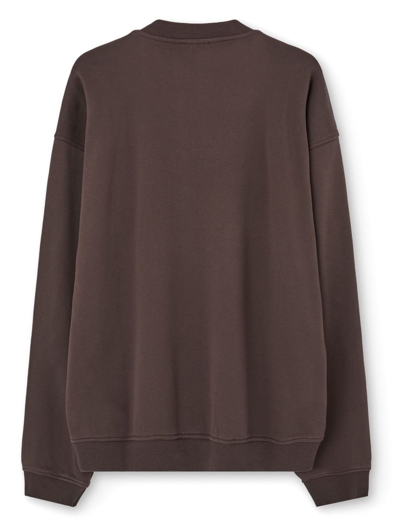 Diesel logo-print cotton sweatshirt outlook