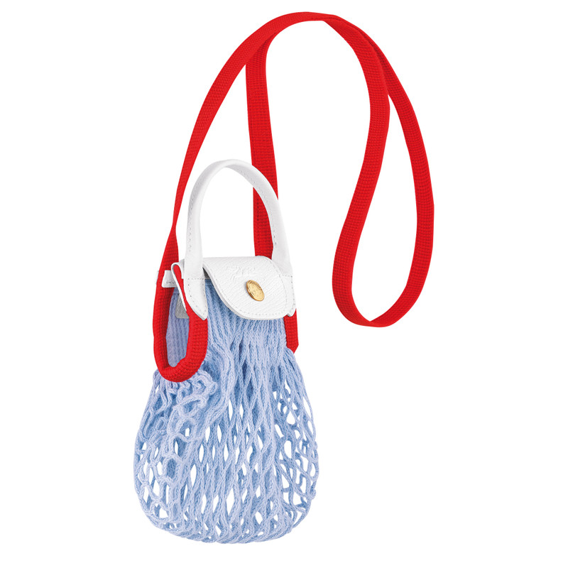 Le Pliage Filet XS Mesh bag Sky Blue - Canvas 3