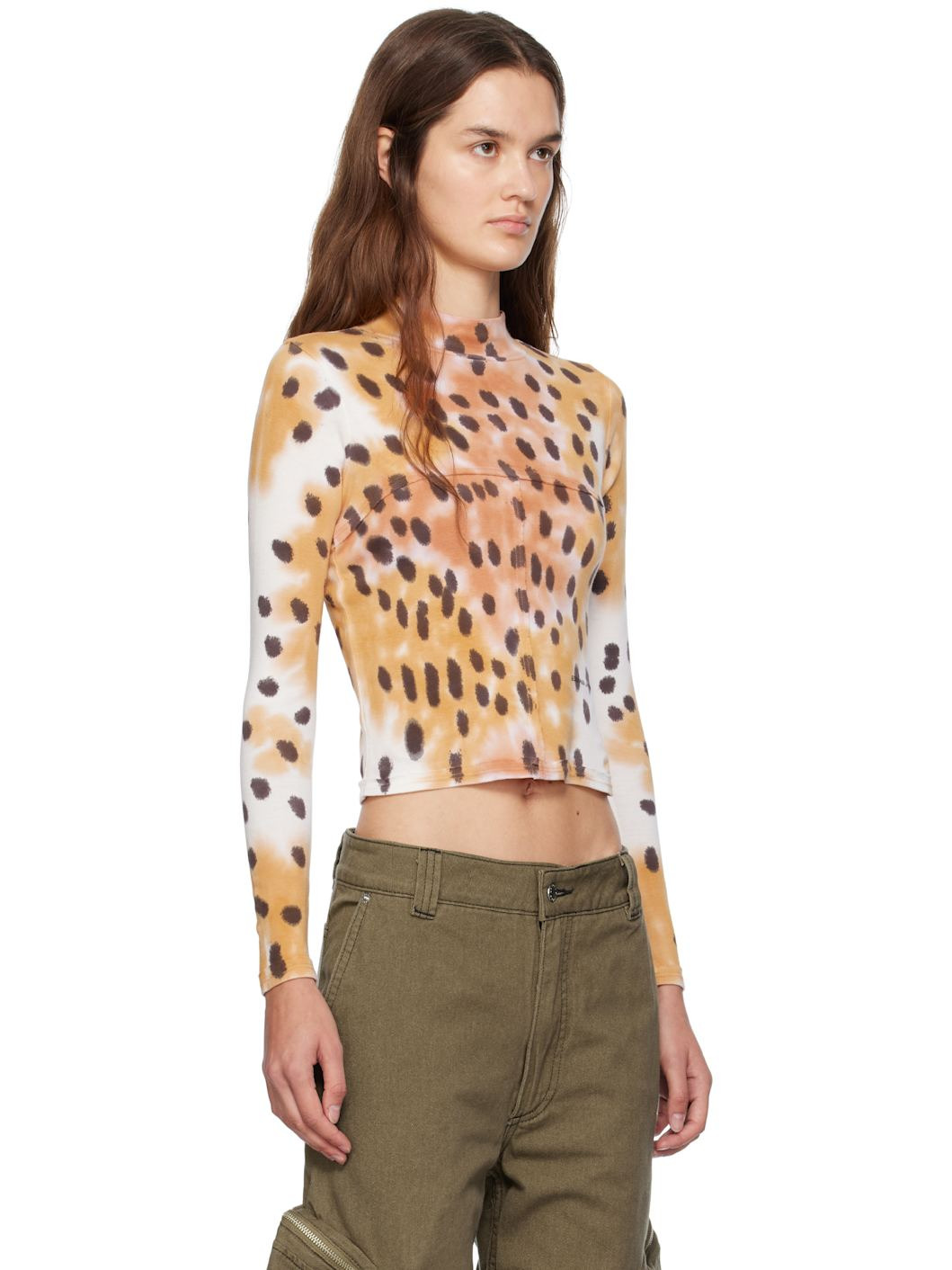 Multicolor Lapped Baby Turtleneck - 2