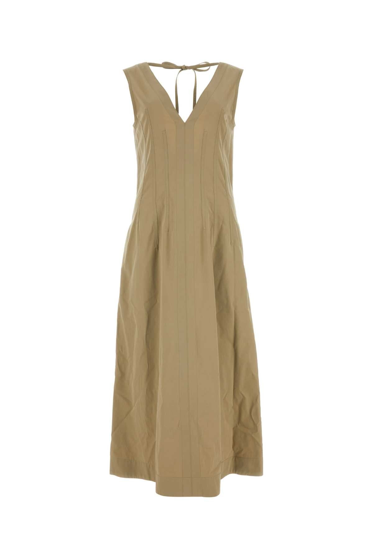 Bottega Veneta Women Cappuccino Cotton Blend Dress - 1