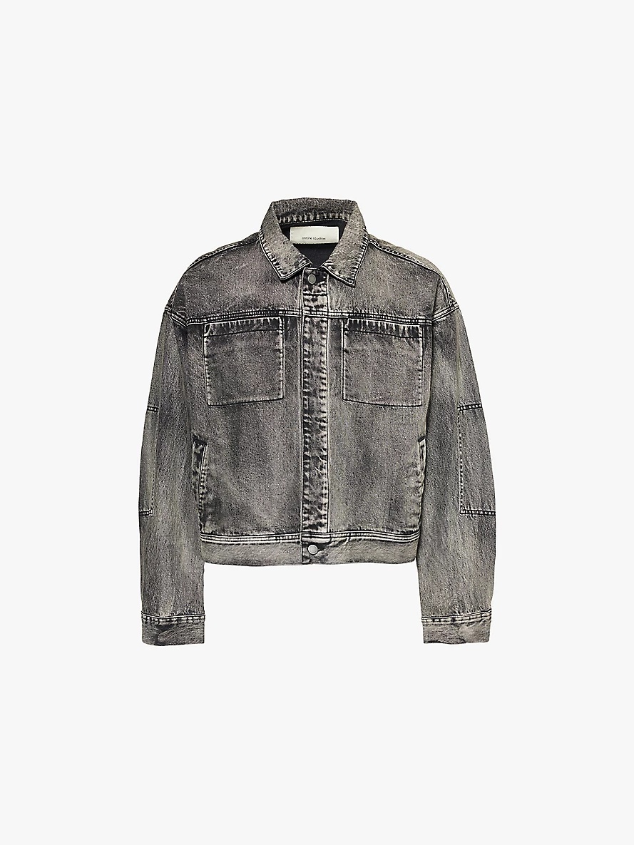 Gem acid-wash regular-fit denim jacket - 1