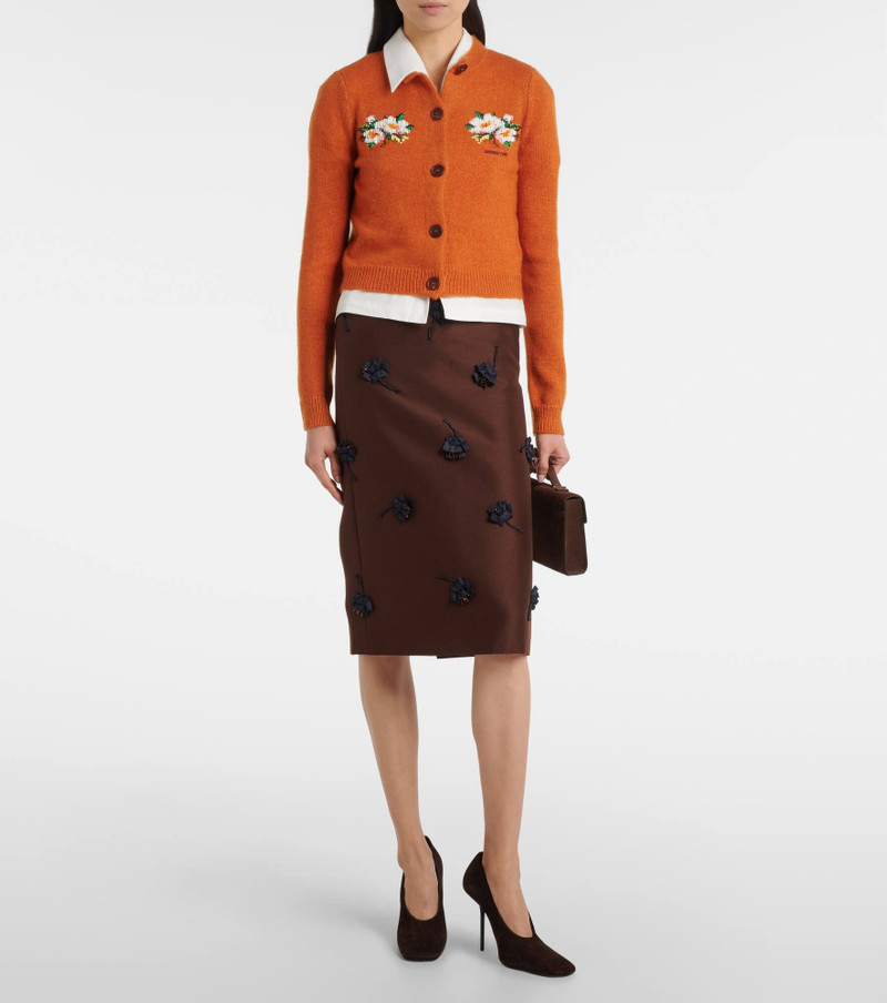 SHUSHU/TONG Cashmere and cotton cardigan outlook