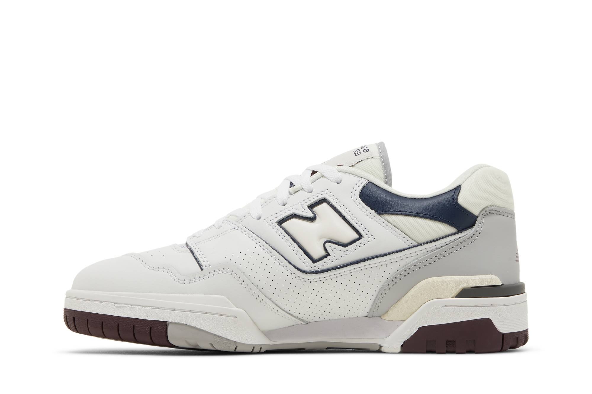 550 'White Indigo Burgundy' - 3