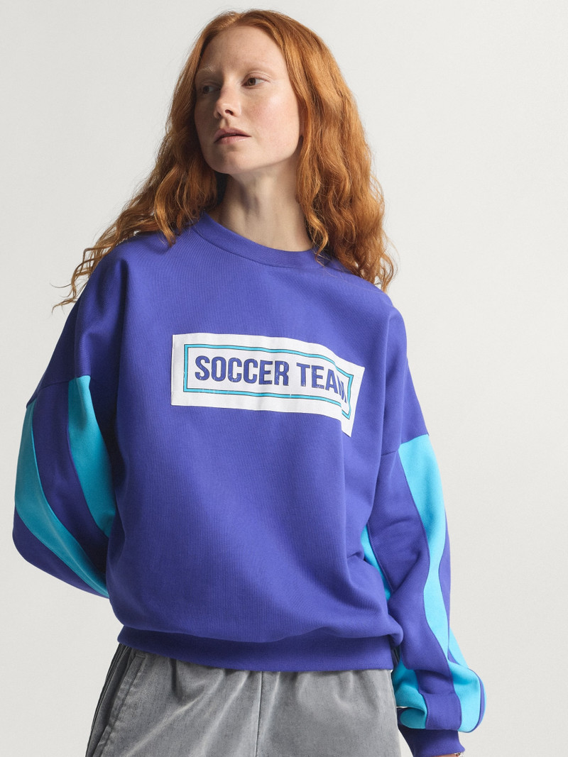 Soccer Team Crew Sweatshirt 1