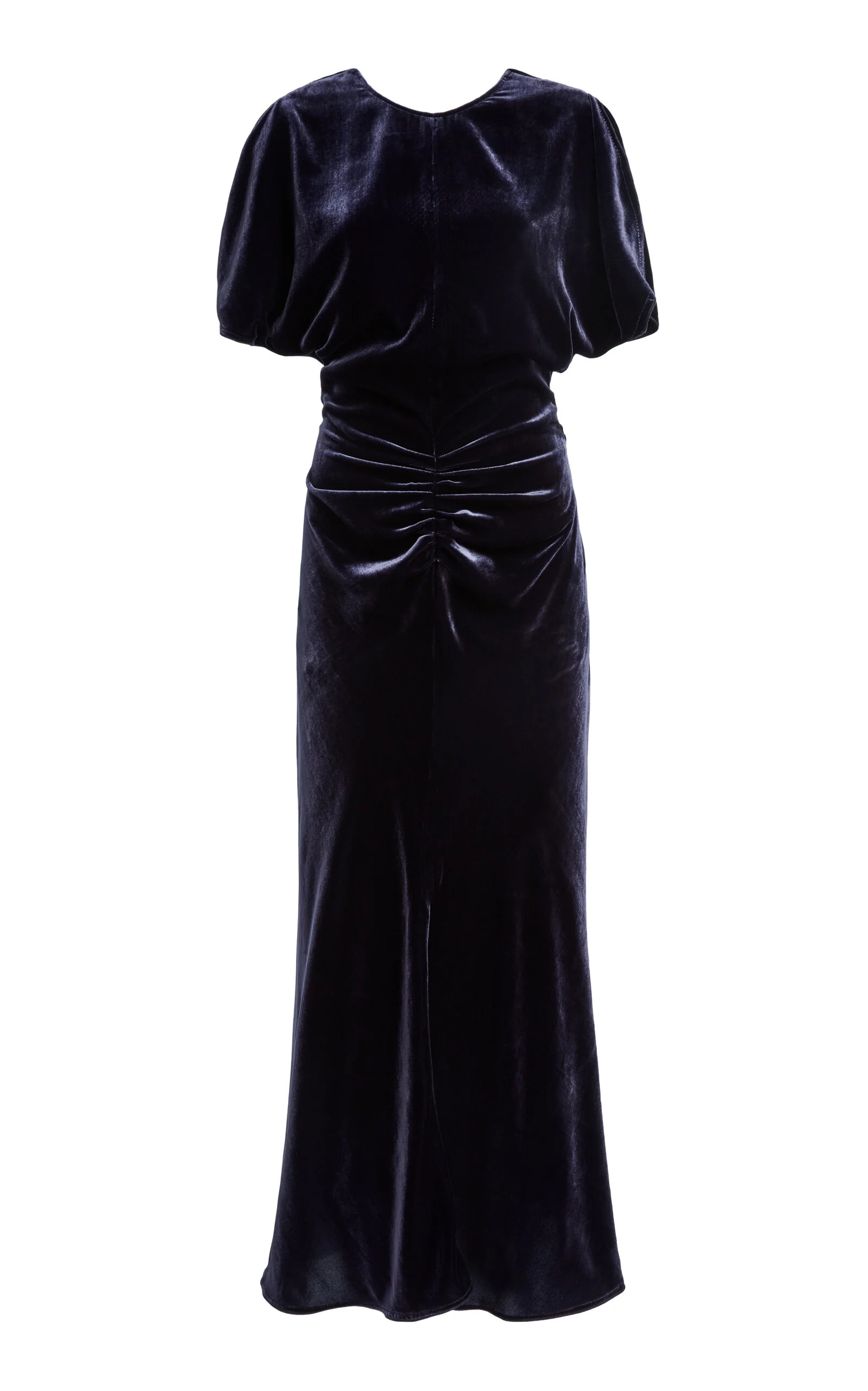 Bela Ruched Midi Dress navy - 1