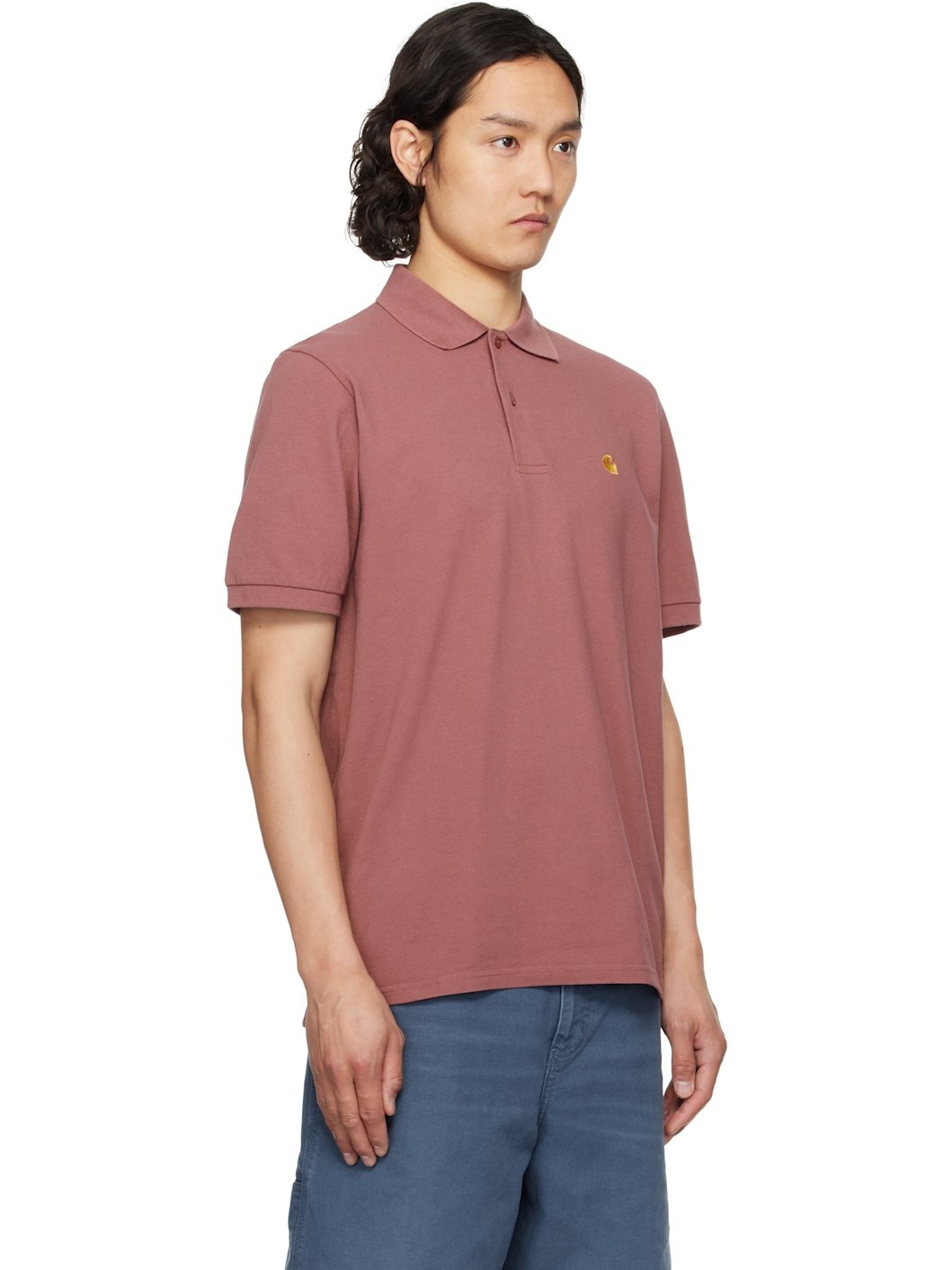 Pink Chase Pique Polo - 2