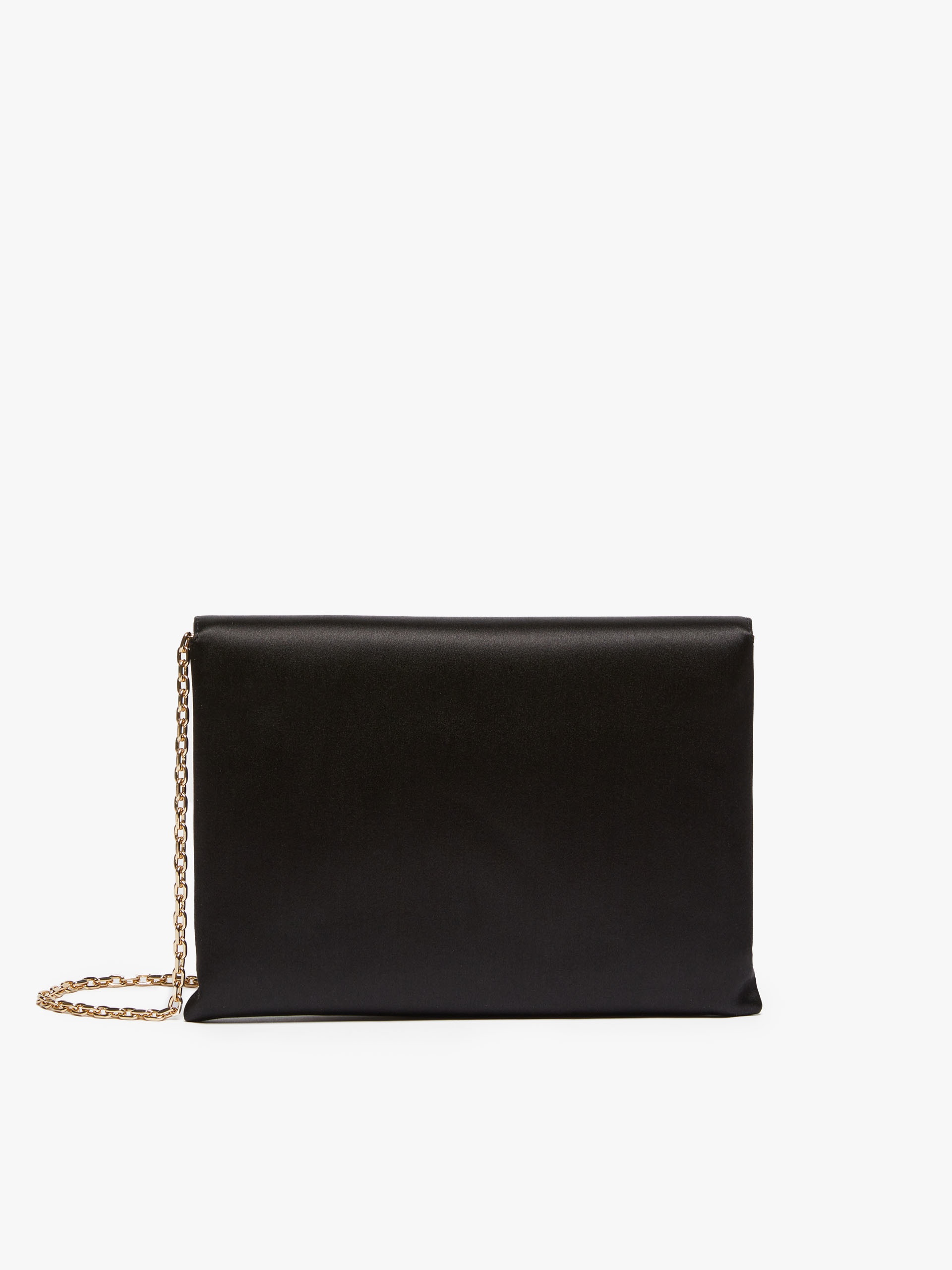 ENVELOPE Viscose and silk satin clutch bag - 3