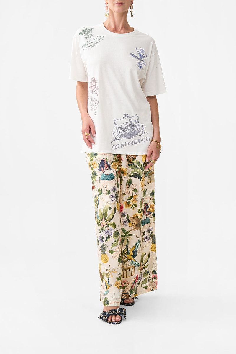 CAMILLA OVERSIZED BAND TEE outlook