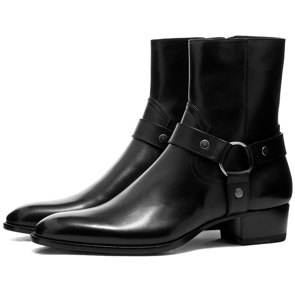 Saint Laurent Wyatt 40 Harness Boot - 1