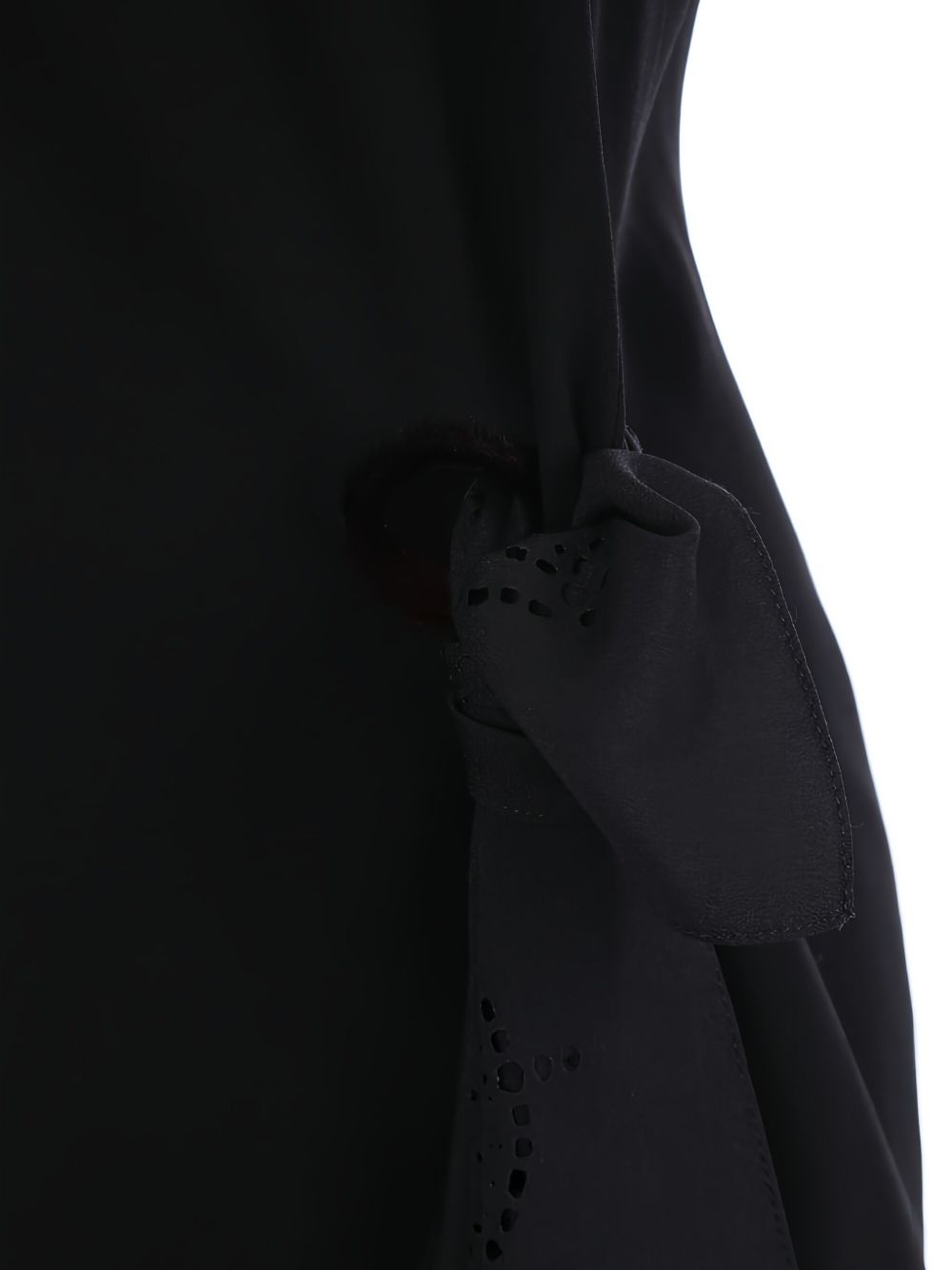 one-shoulder laser-cut top - 4