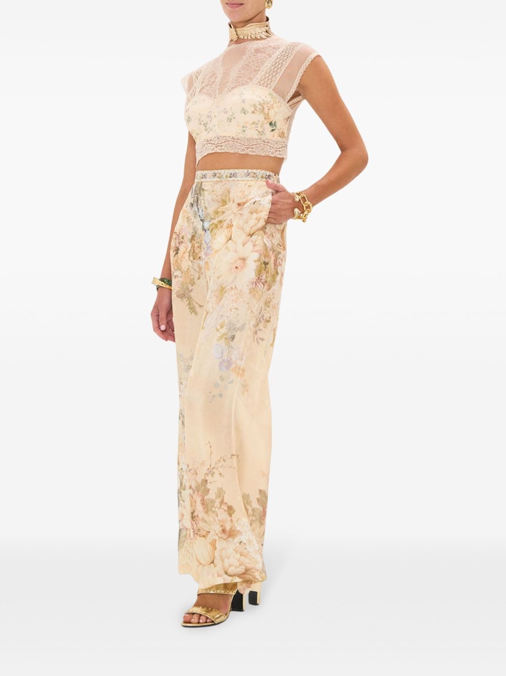 wide-leg trousers - 4
