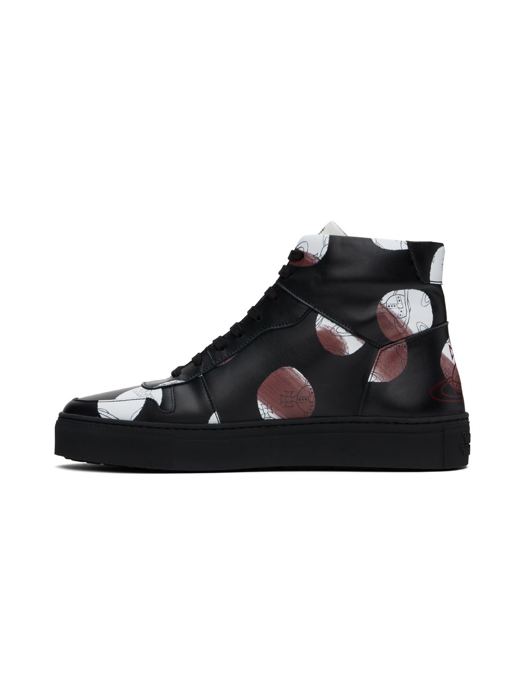 Black Classic High Top Sneakers - 3