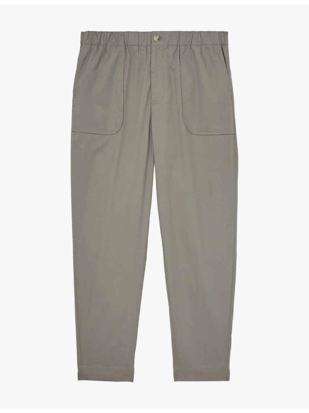 Snap Cotton-Blend Tapered Trousers - 1