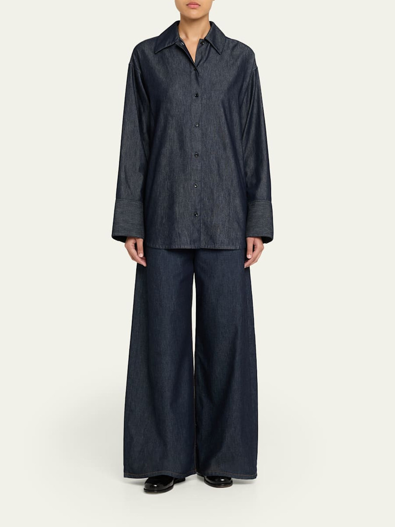 OSSOU Mesa Denim Button-Front Shirt outlook