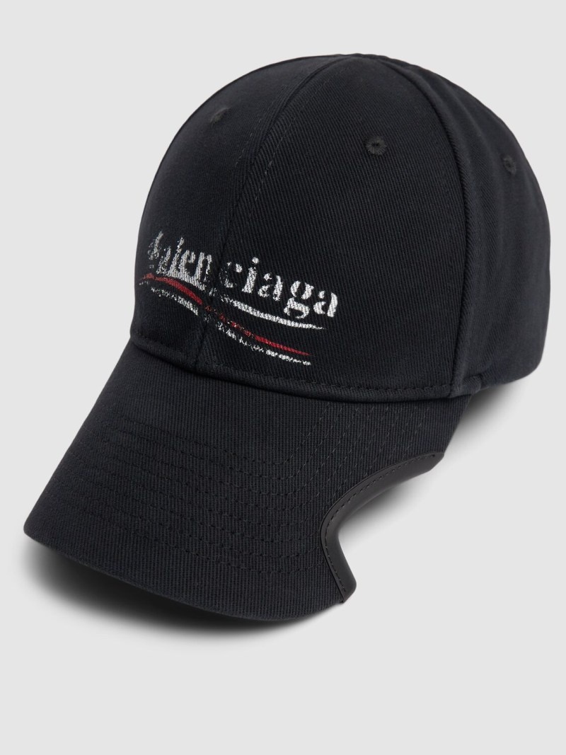 Political cotton drill cap - 2