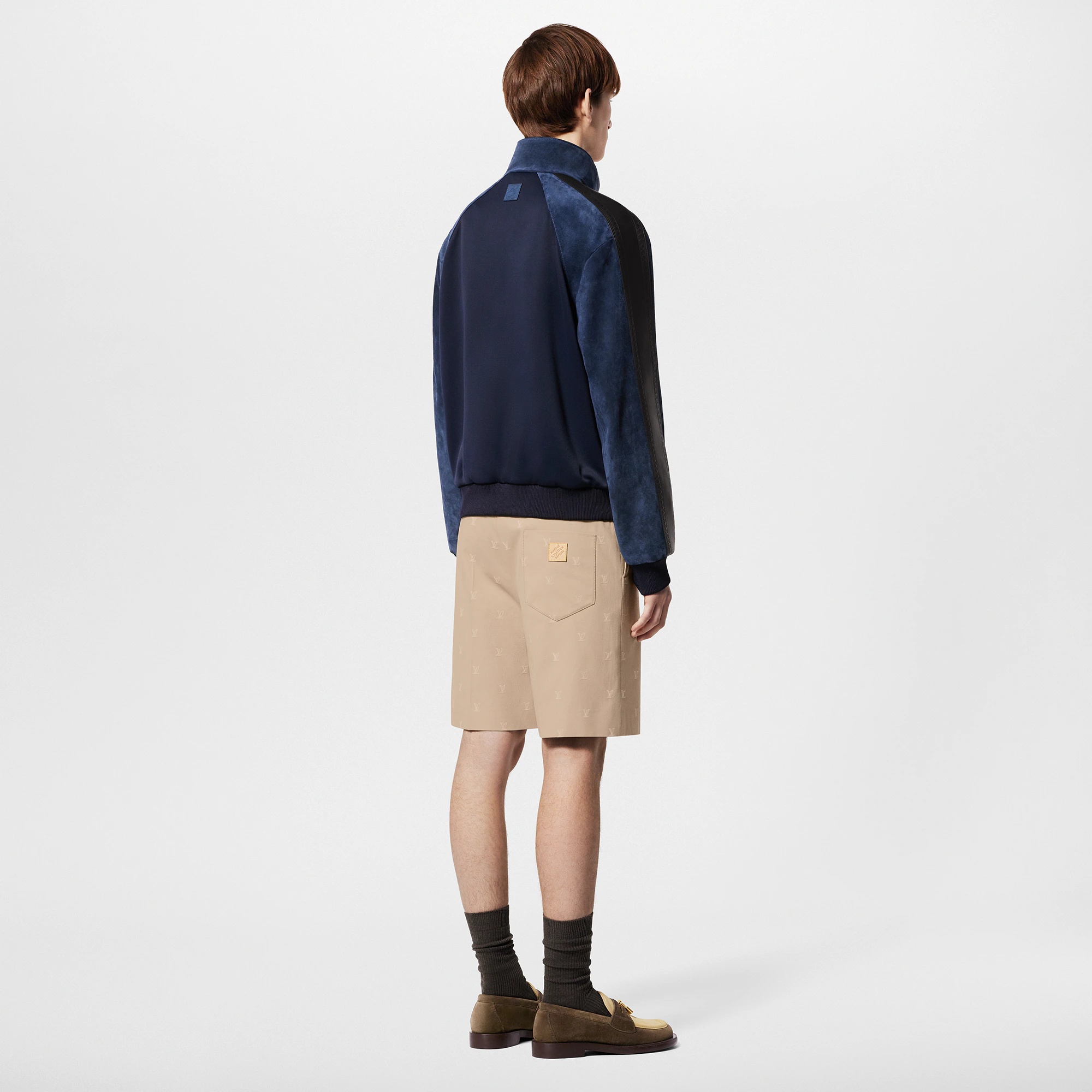 Hybrid Calfskin Track Top - 3