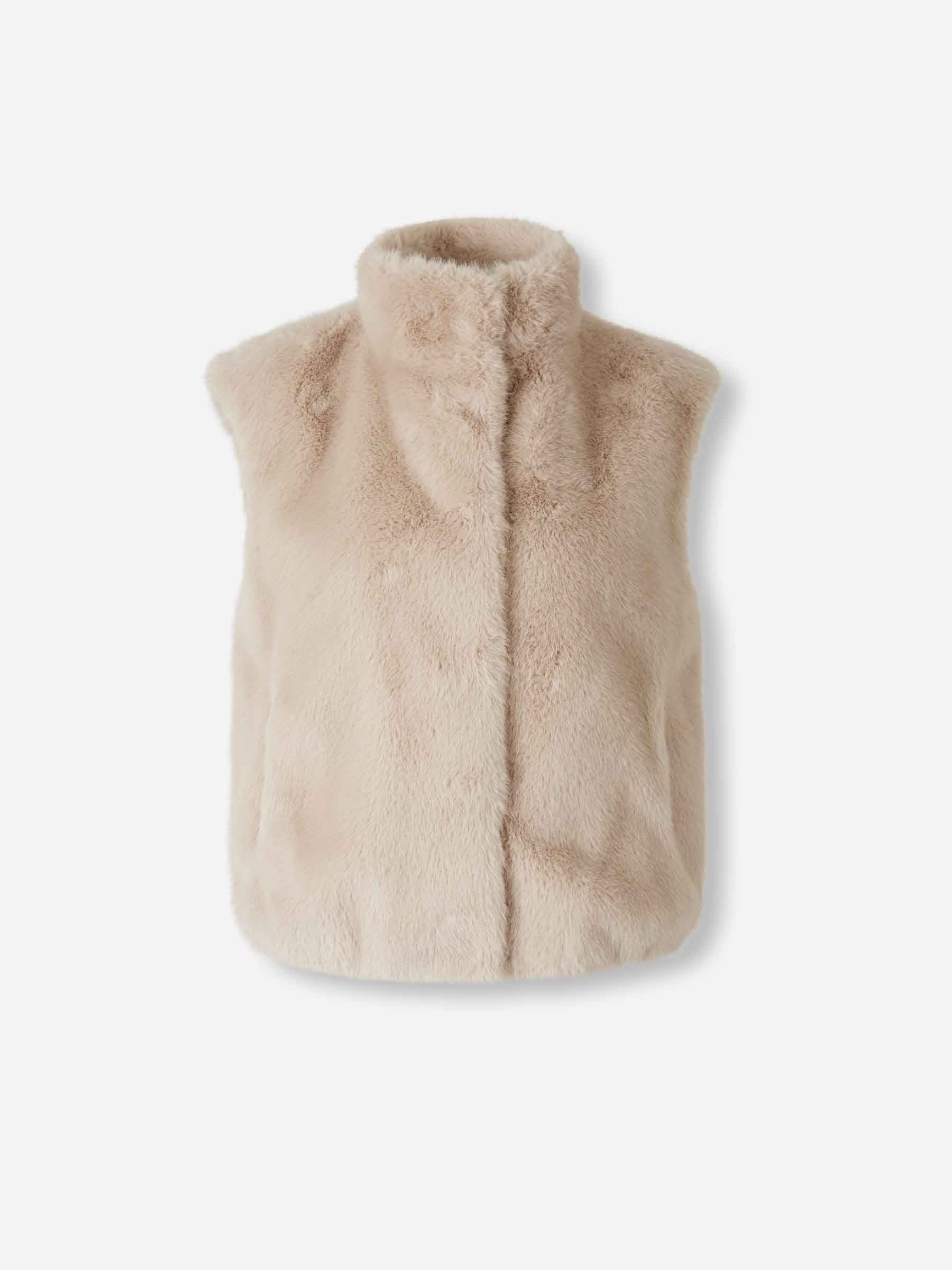 FAUX FUR VEST - 1