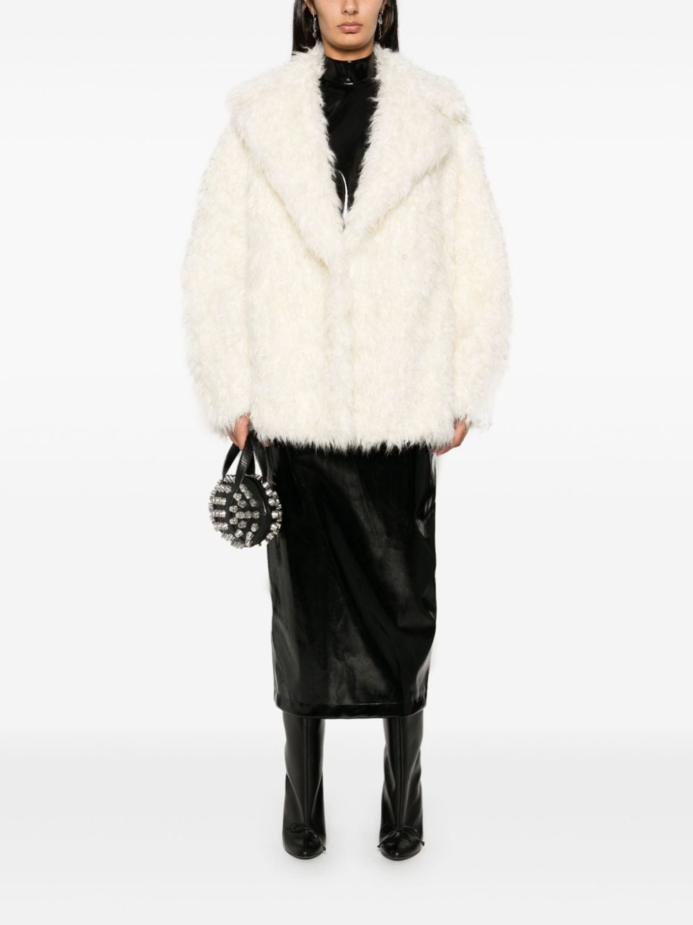 faux-fur coat - 2