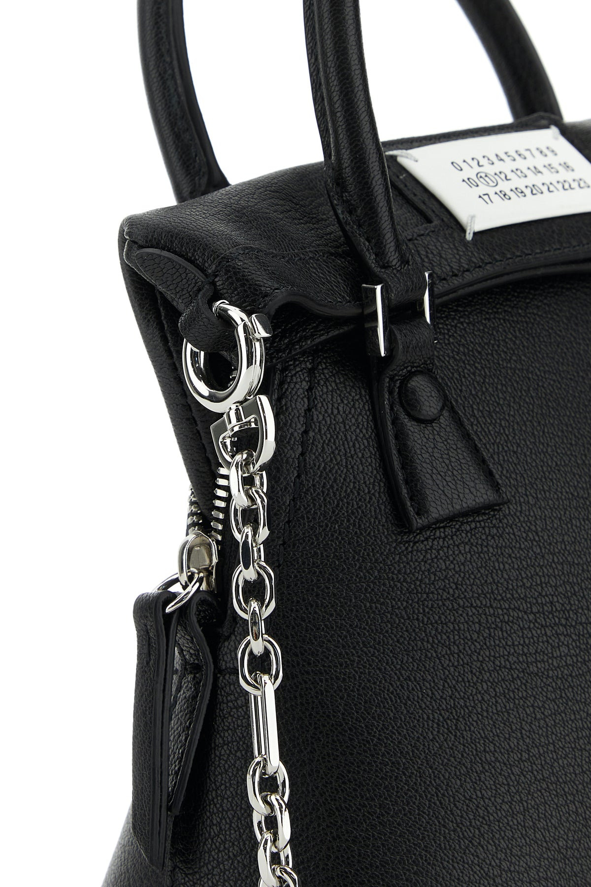 Black leather micro 5AC handbag - 4