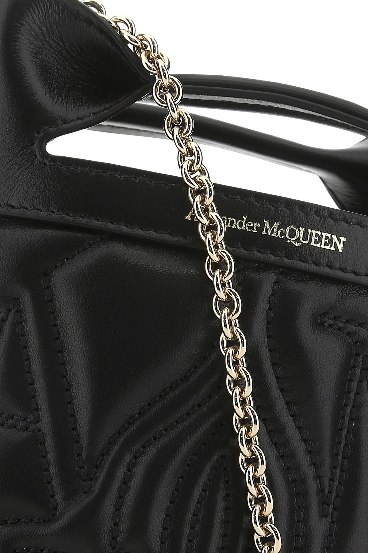 Black leather The Bow bucket bag - 4