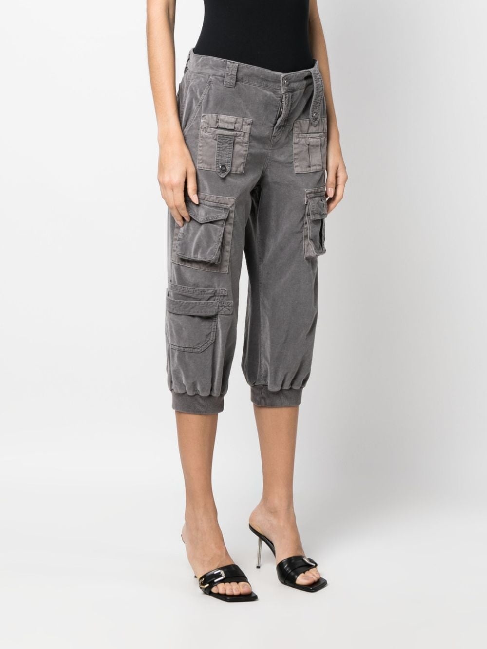 multi-pocket cropped trousers - 3