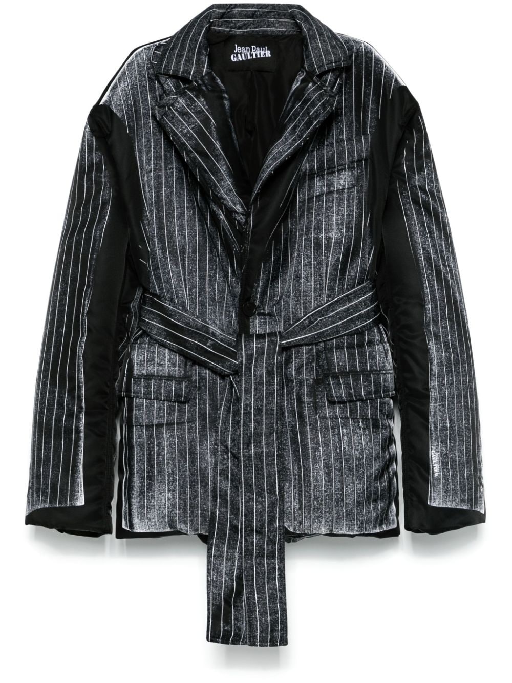 trompe-l'oeil padded jacket - 1