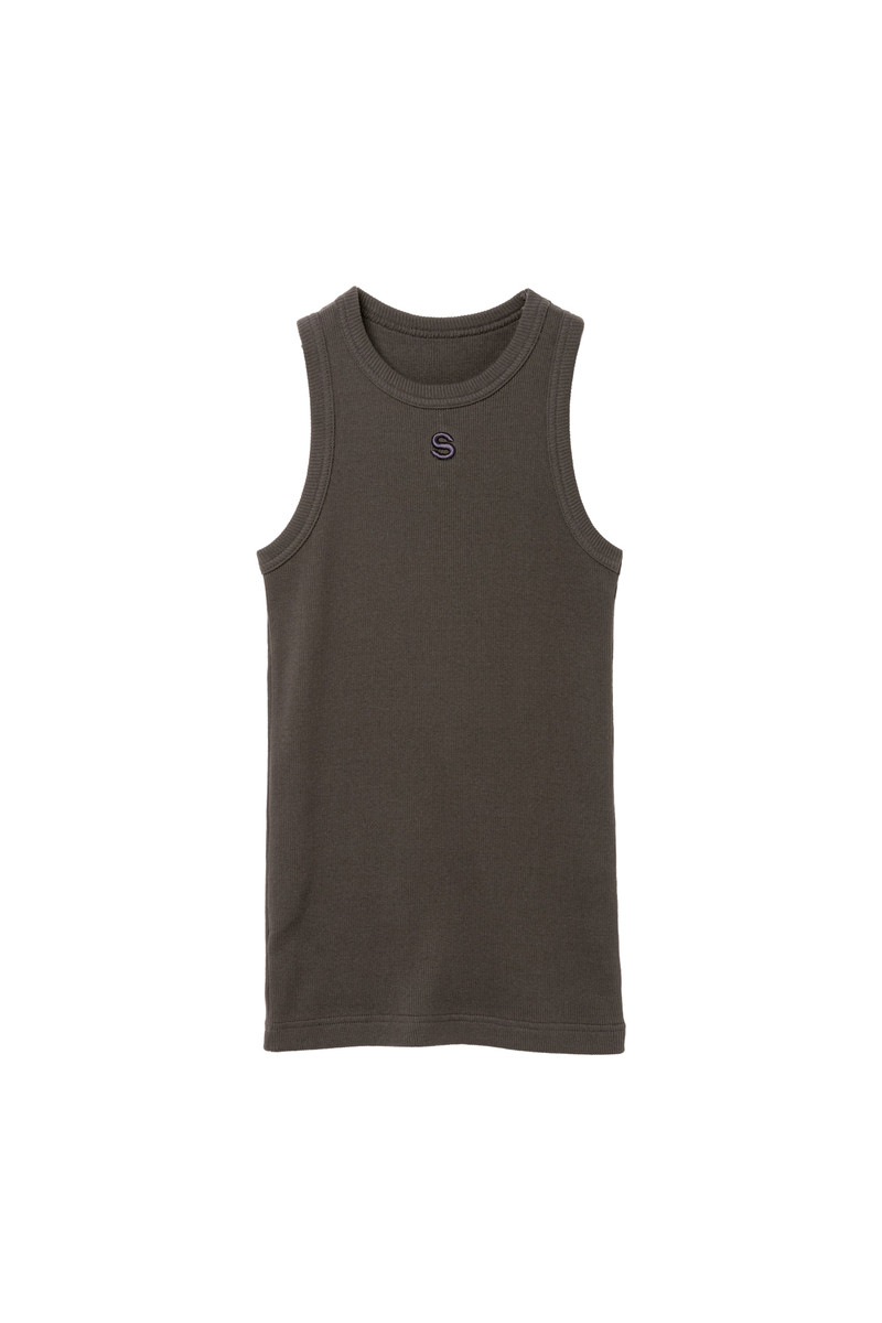 sacai s Cotton Jersey Tank Top outlook