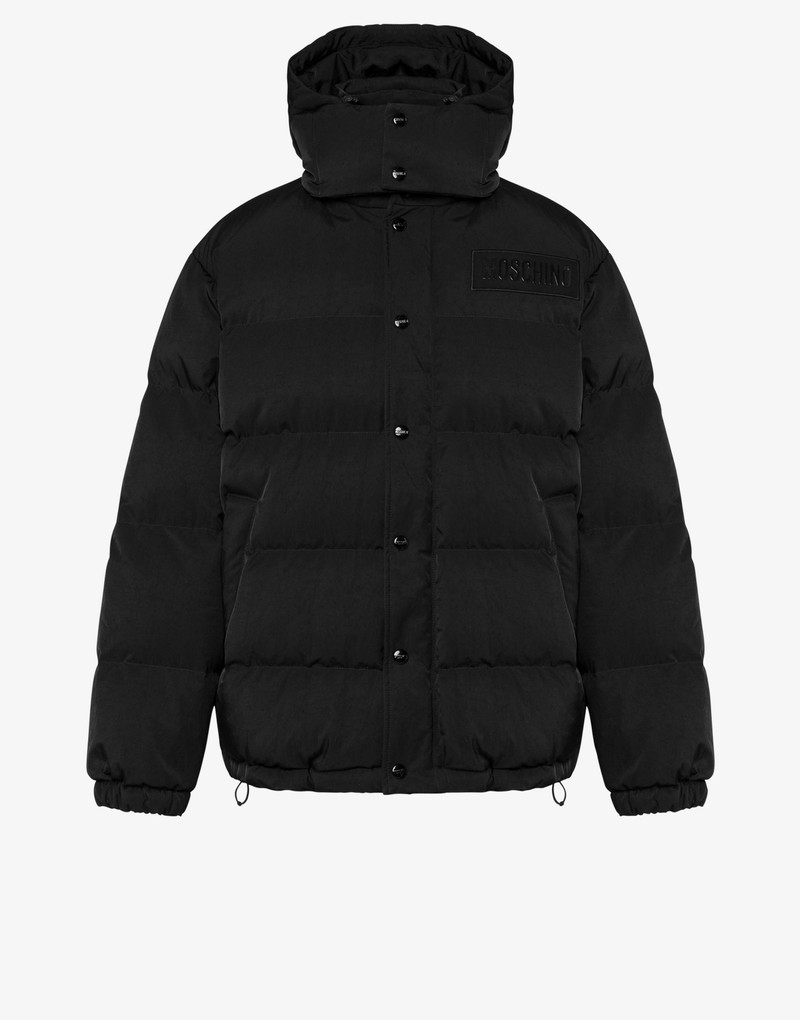 LOGO PATCH TECHNICAL NYLON DOWN JACKET 1