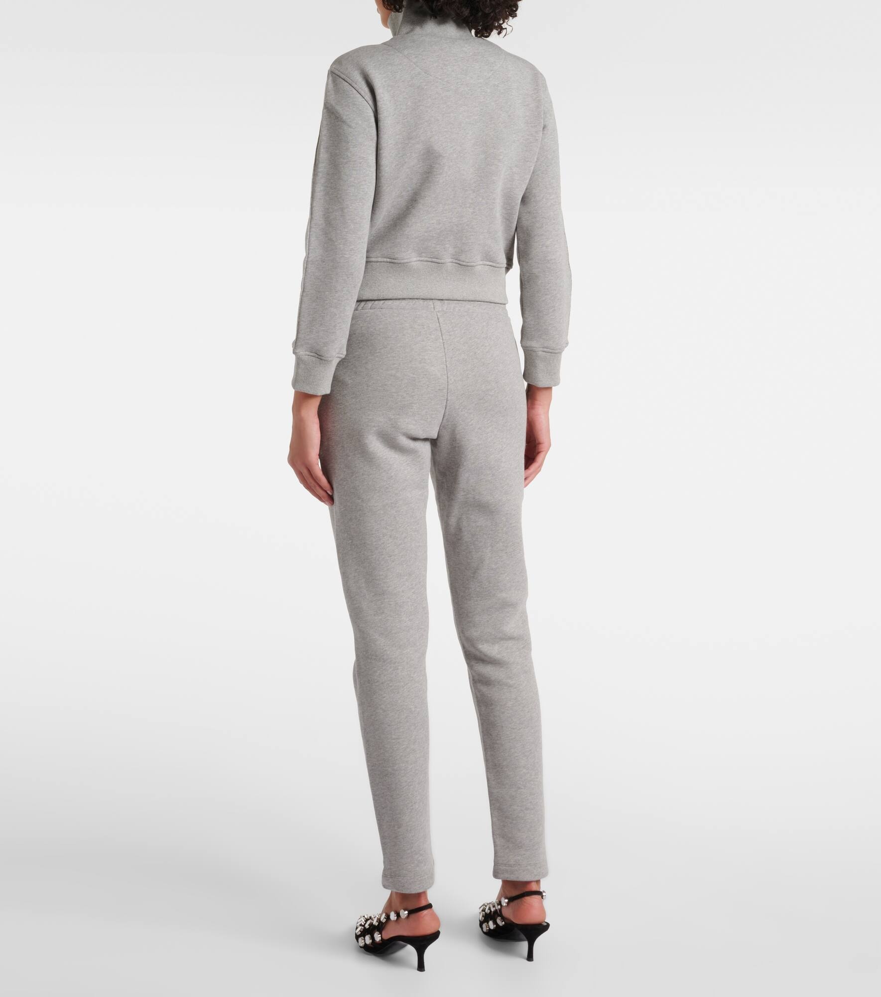 Cotton fleece track jacket - 3