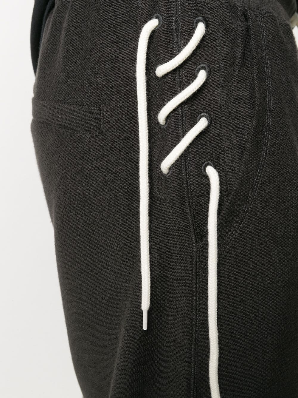 contrast string track pants - 5